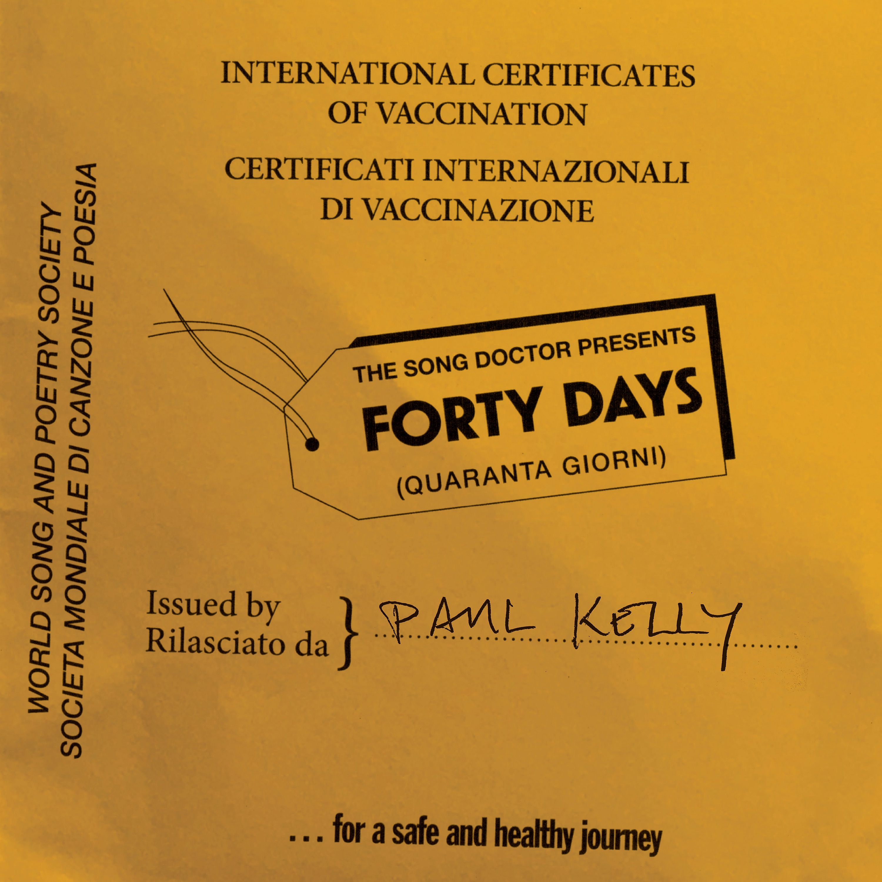 Forty Days album cover