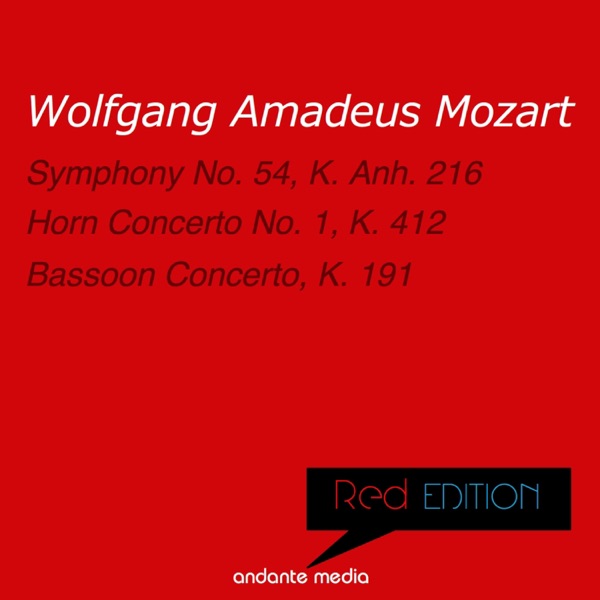 Red Edition - Mozart: Symphony No. 54, K. Anh. 216 & Bassoon Concerto, K. 191 album cover