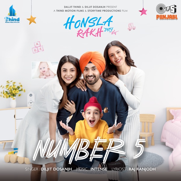 Number 5 (From "Honsla Rakh") - Single album cover