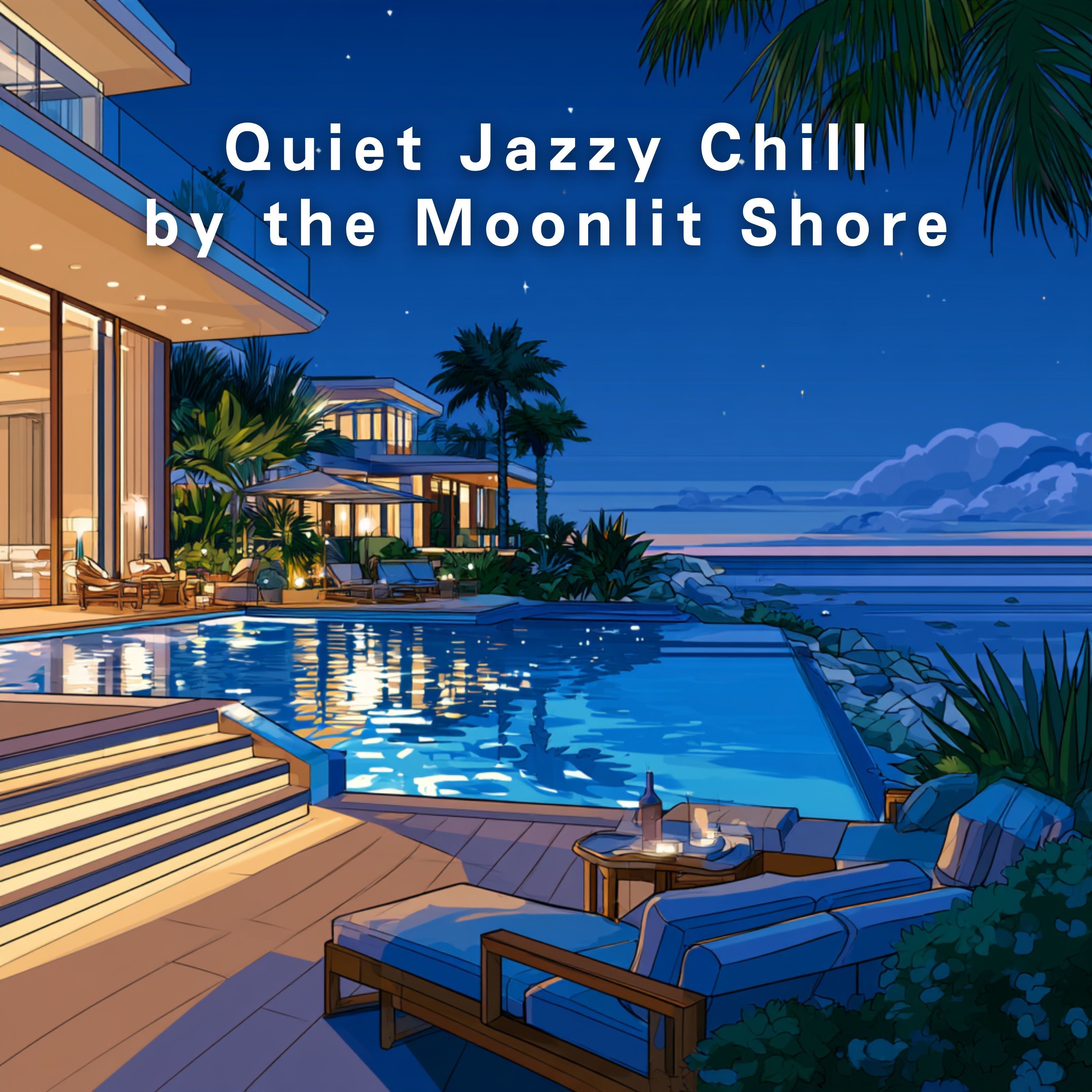 Quiet Jazzy Chill By the Moonlit Shore album cover