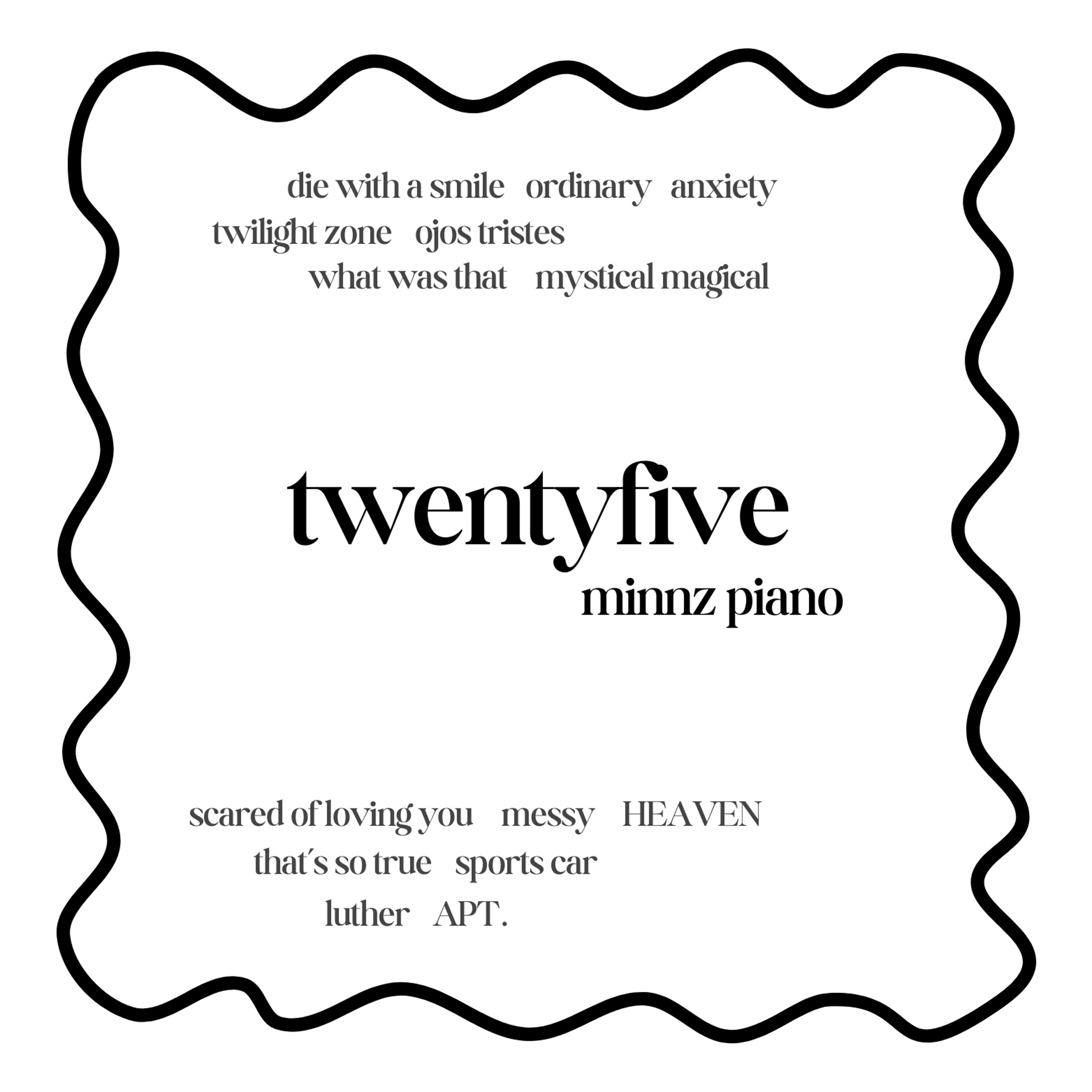 twentyfive album cover