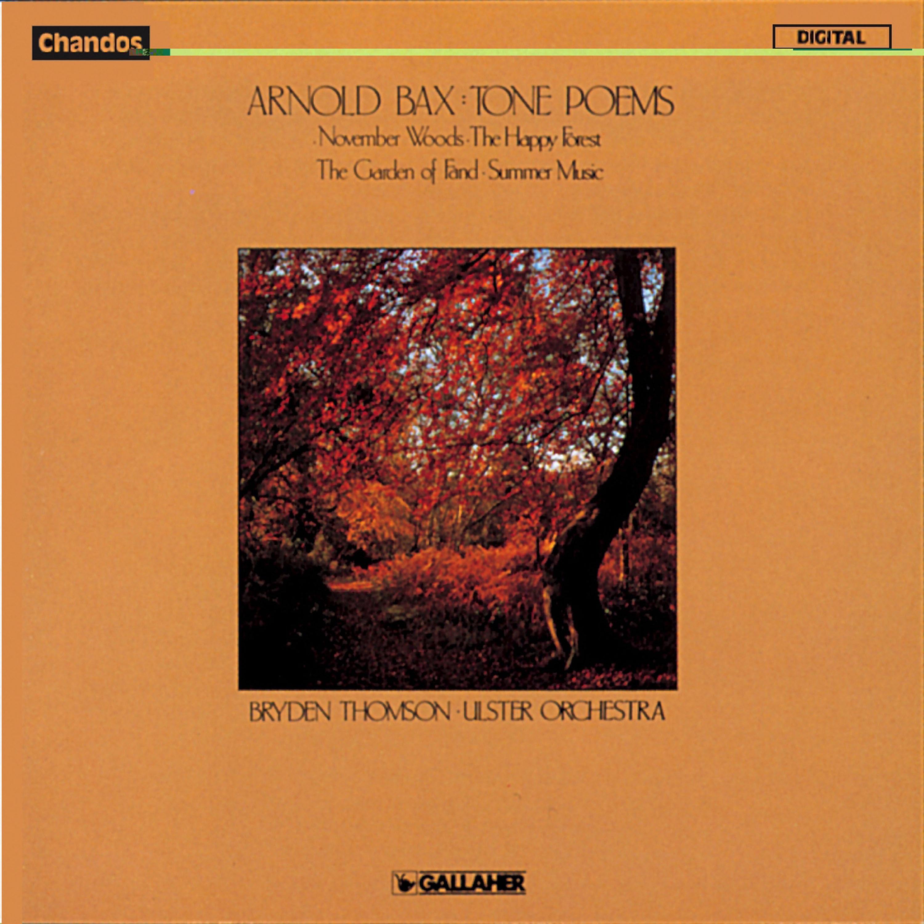Bax: November Woods, The Happy Forest, The Garden of Fand & Summer Music album cover