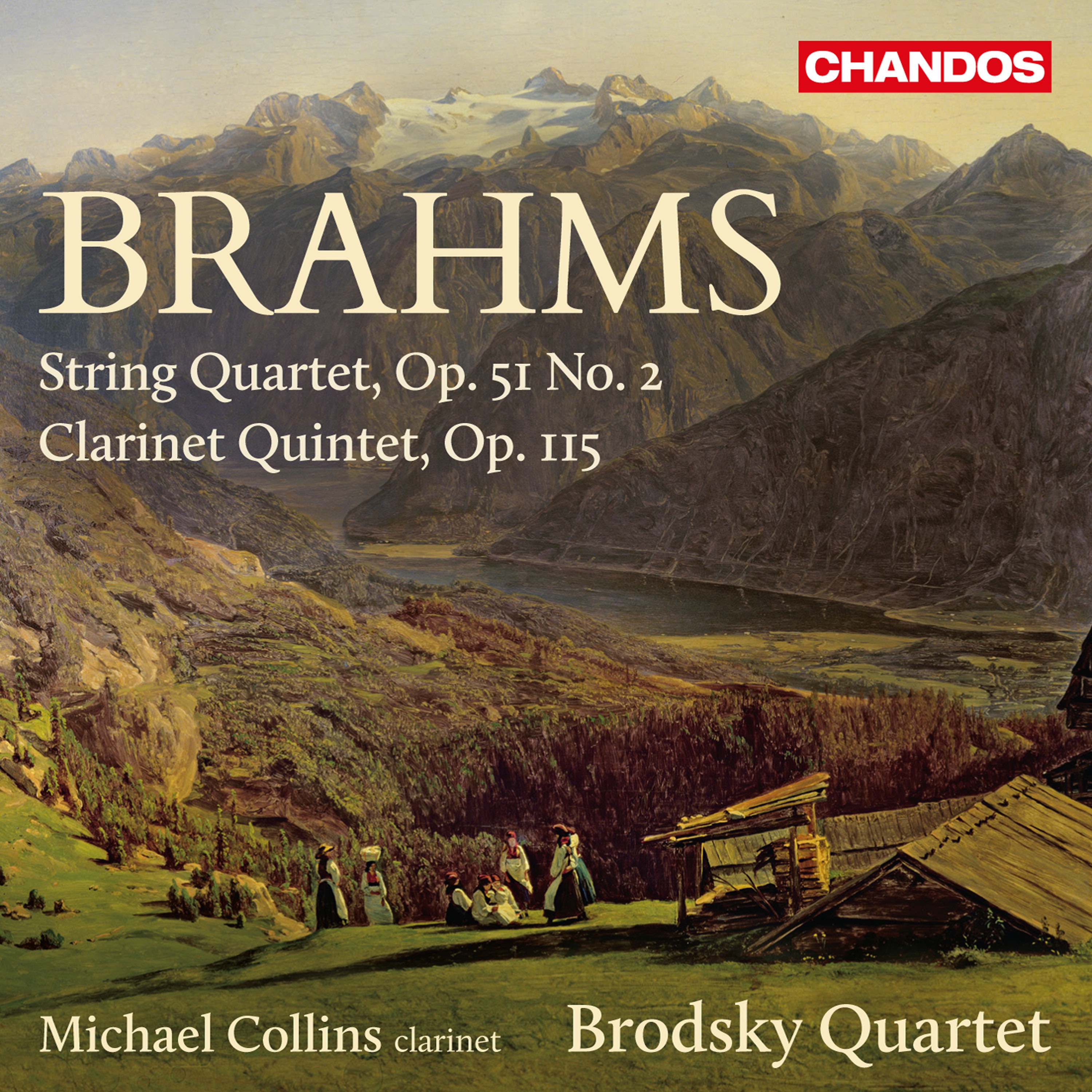 Brahms: String Quartet in A Minor & Clarinet Quintet album cover