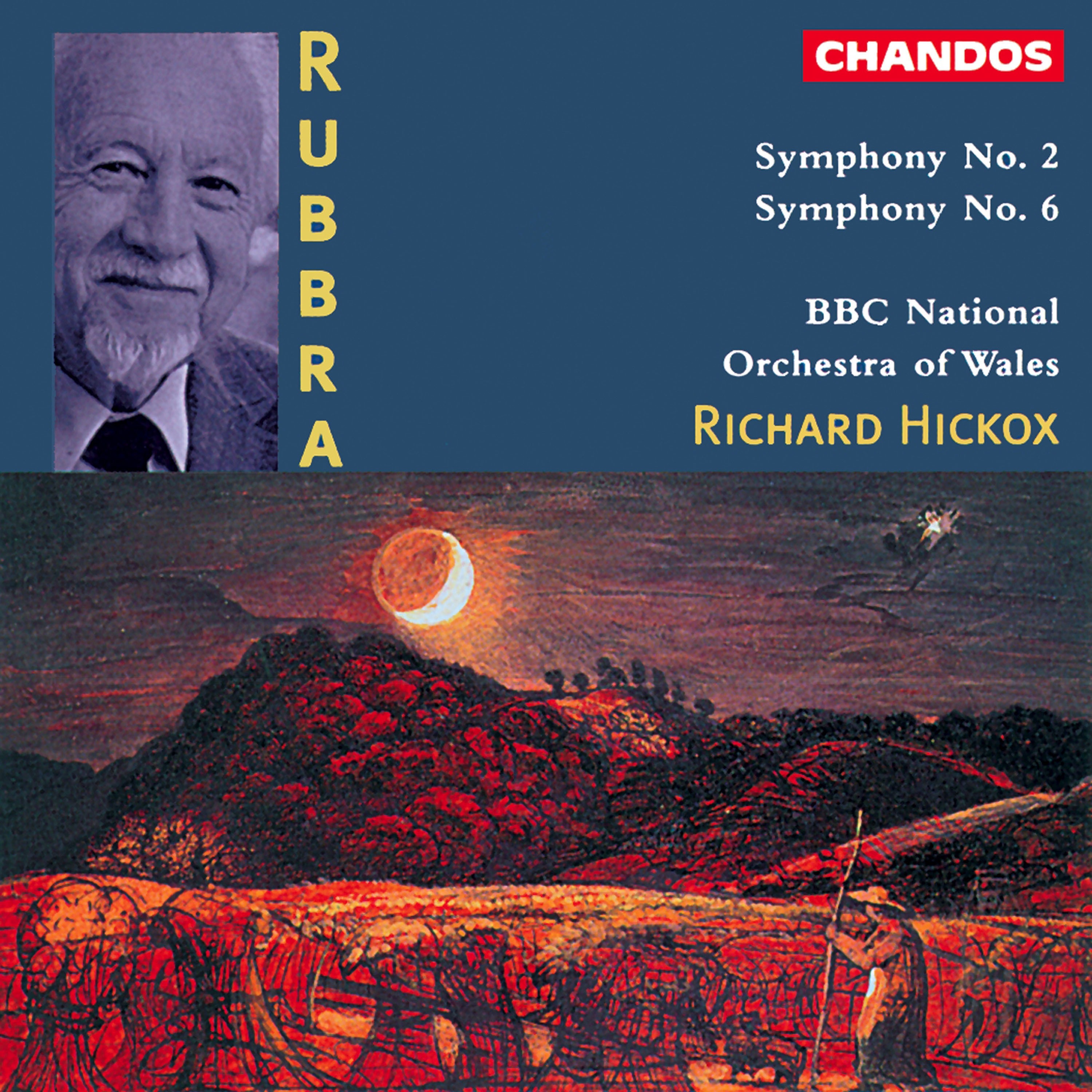 Rubbra: Symphony No. 2 & Symphony No. 6 album cover