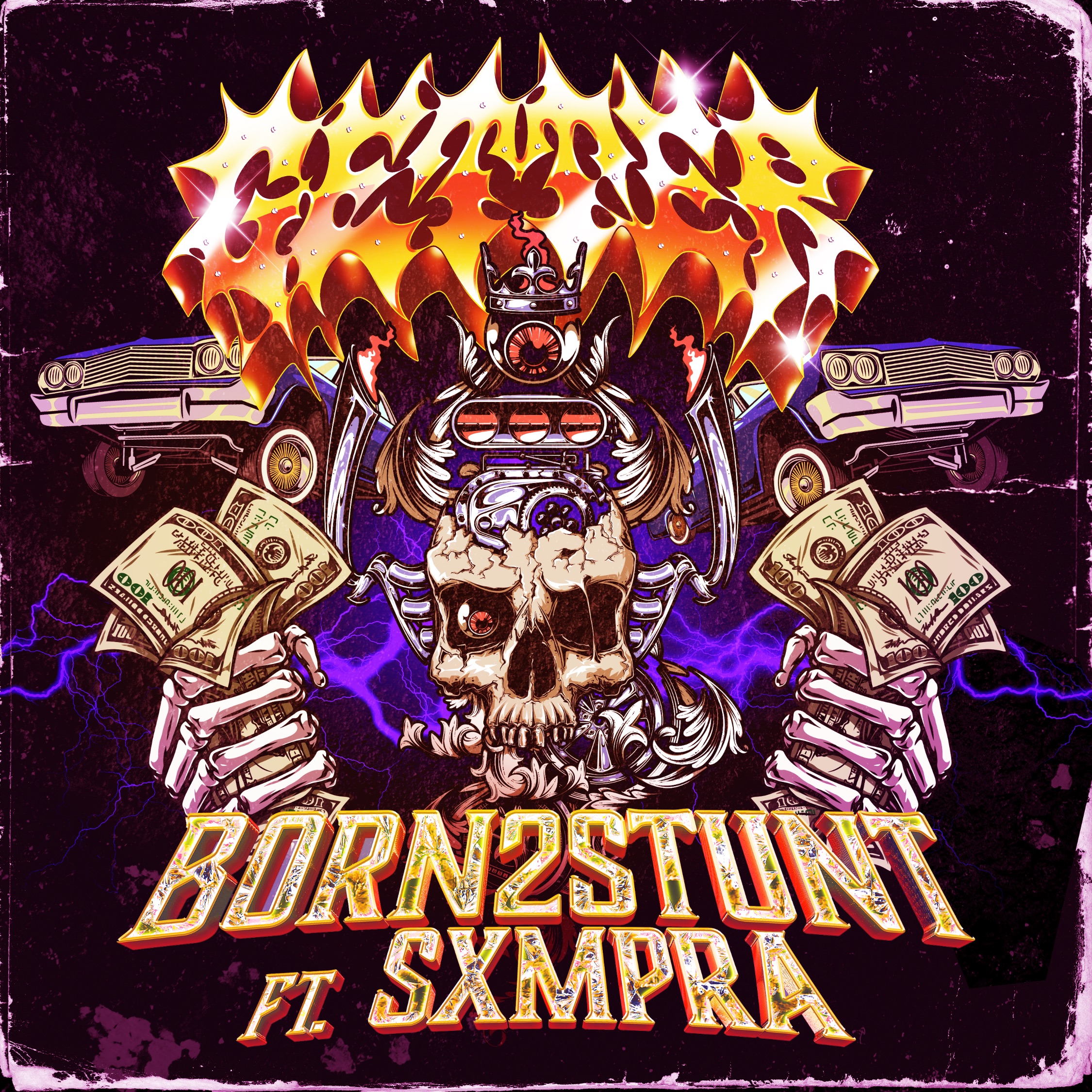 Born 2 Stunt - Single album cover