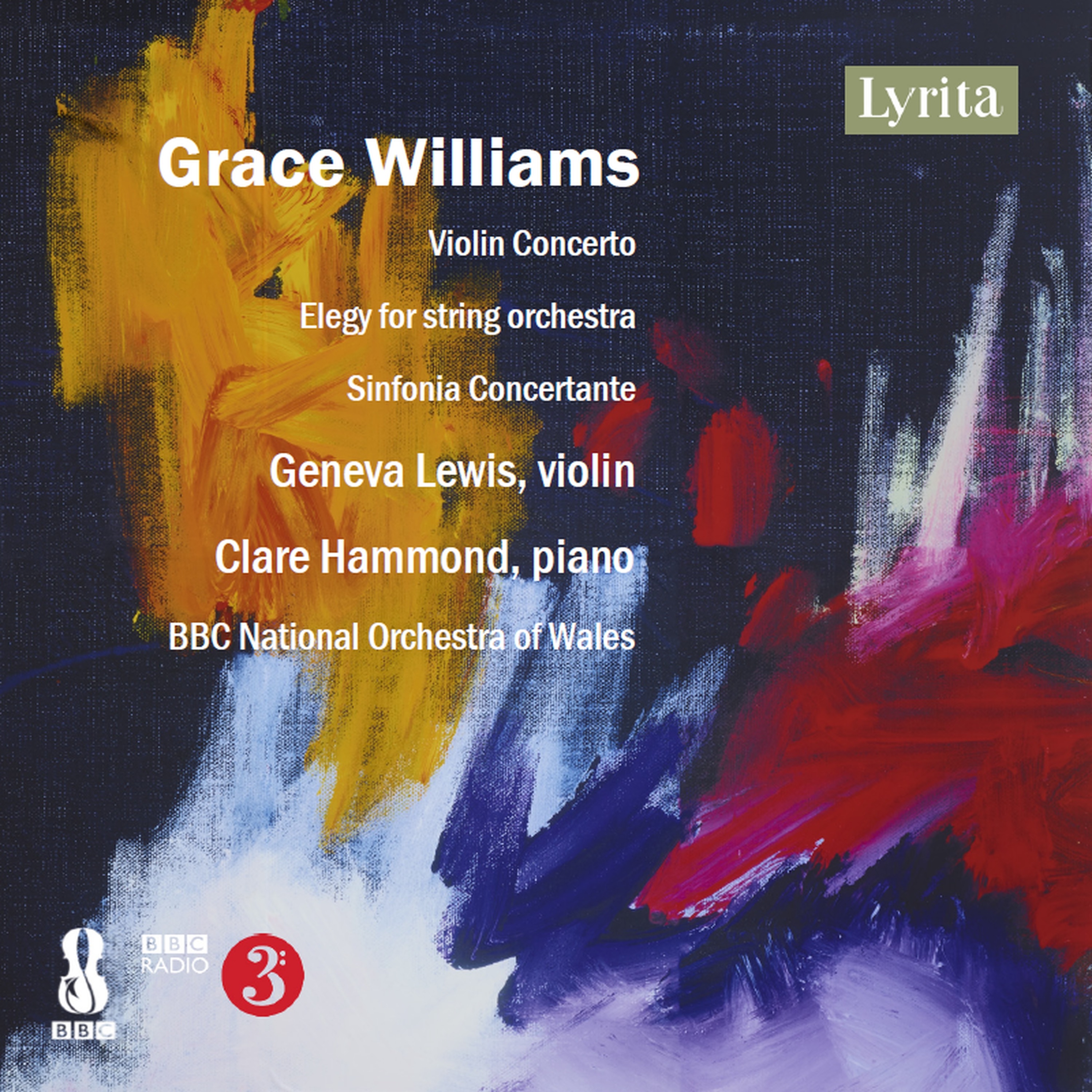 G. Williams: Violin Concerto, Elegy for String Orchestra & Sinfonia concertante for Piano and Orches album cover