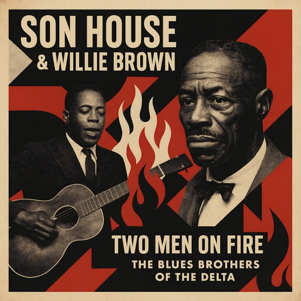 Two Men on Fire - The Blues Brothers of the Delta album cover