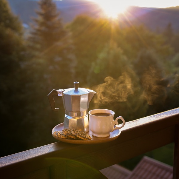 優しく目覚める朝の癒し森のピアノカフェ album cover