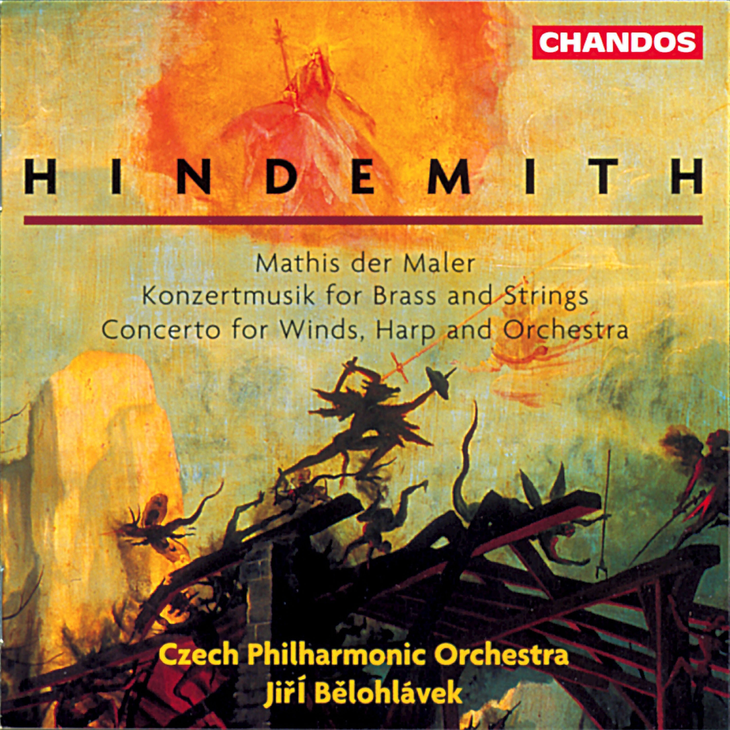 Hindemith: Mathis der Maler, Concerto for Winds, Harp and Orchestra & Konzertmusik for Brass and Str album cover