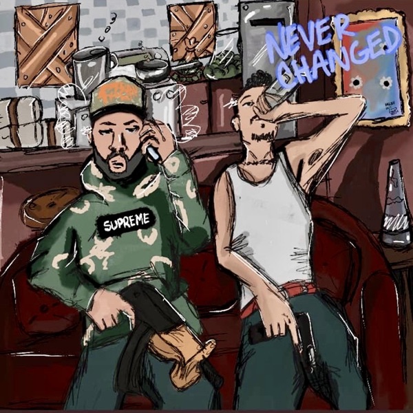 NEVER CHANGED (feat. Yung Simmie) - Single album cover