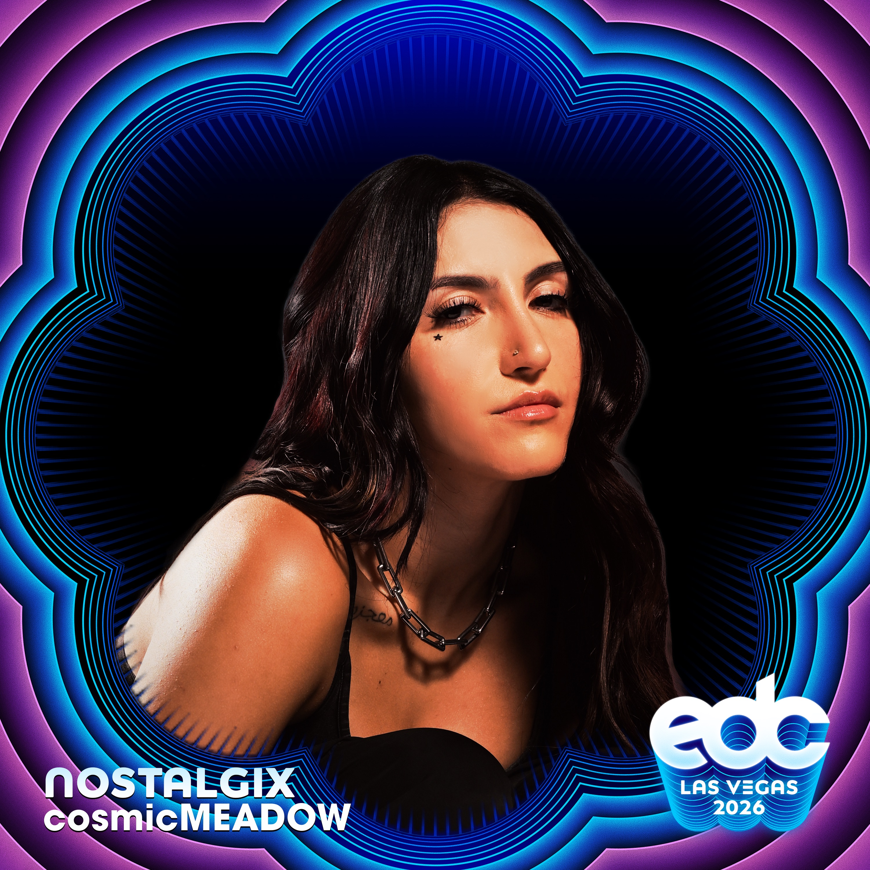 Nostalgix at EDC Las Vegas 2026: Cosmic Meadow Stage (DJ Mix) album cover