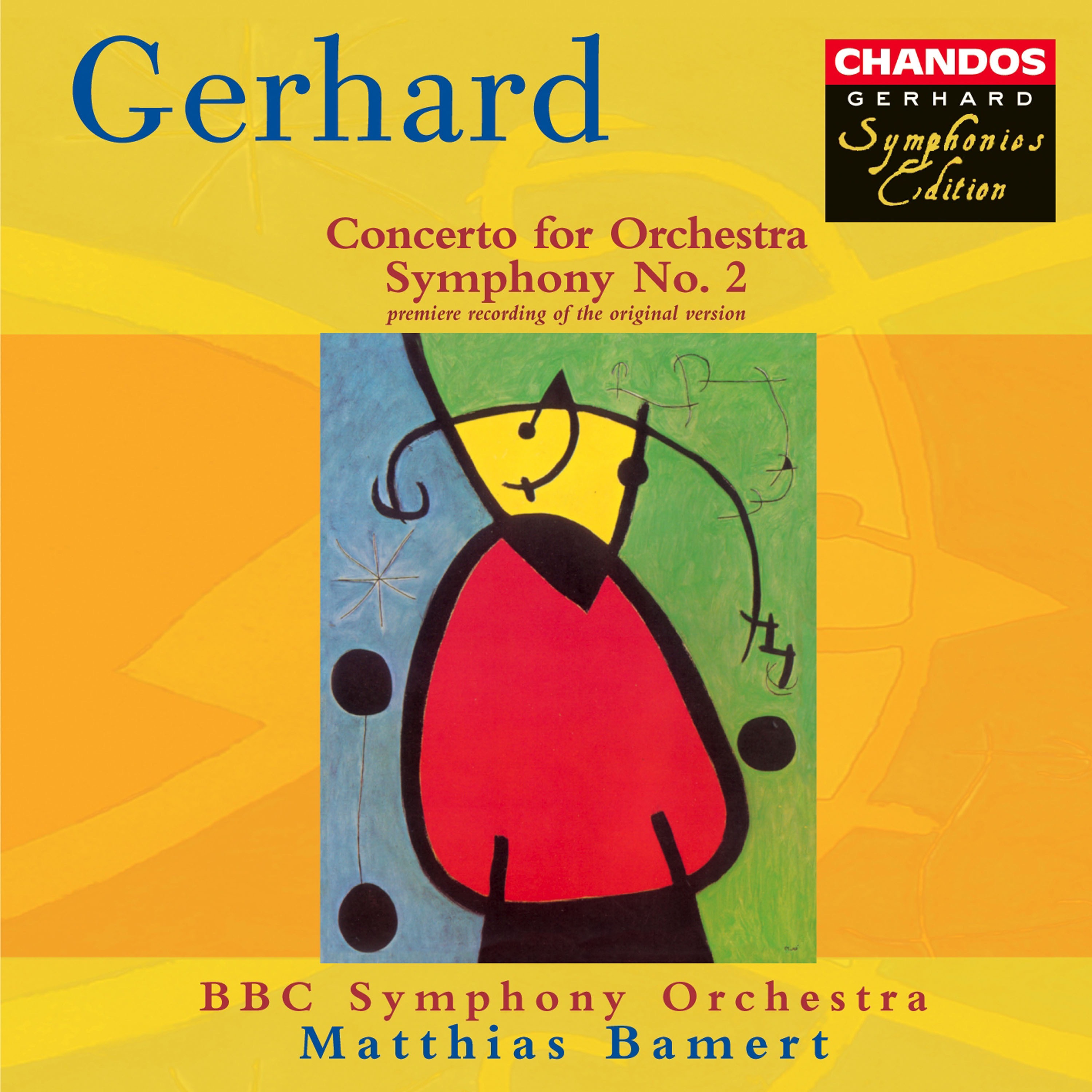 Gerhard: Symphony No. 2 & Concerto for Orchestra album cover