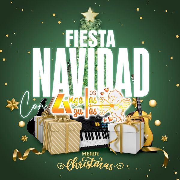Fiesta Navidad Con Los Ángeles Azules "Merry Christmas" album cover