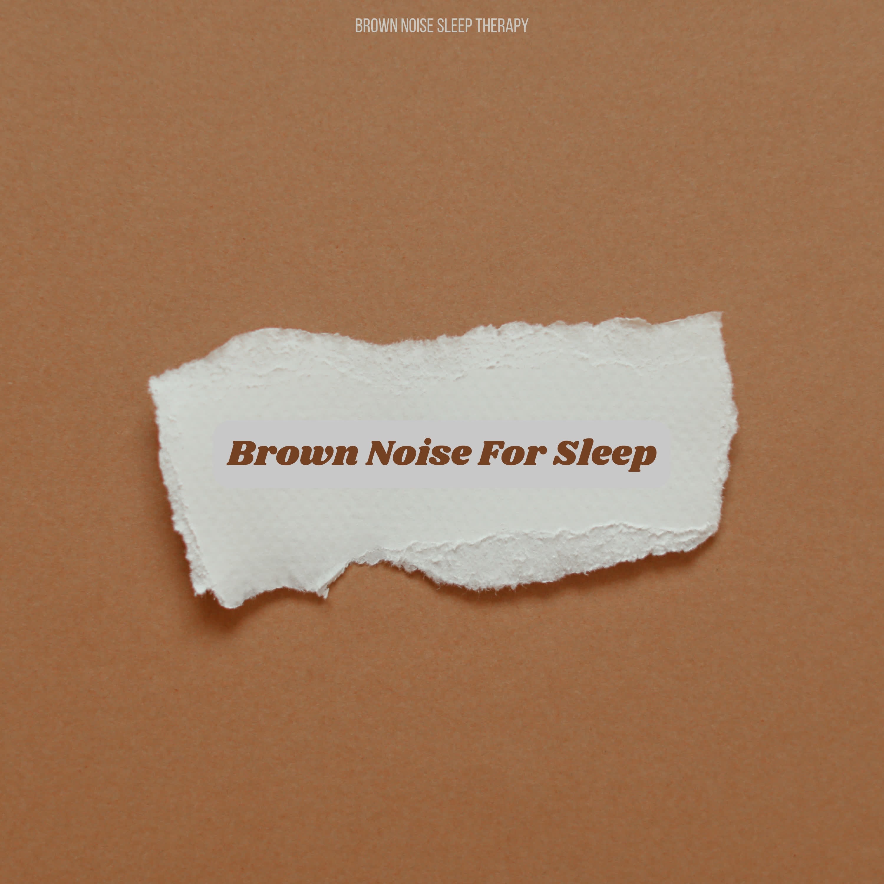 Brown Noise For Sleep album cover