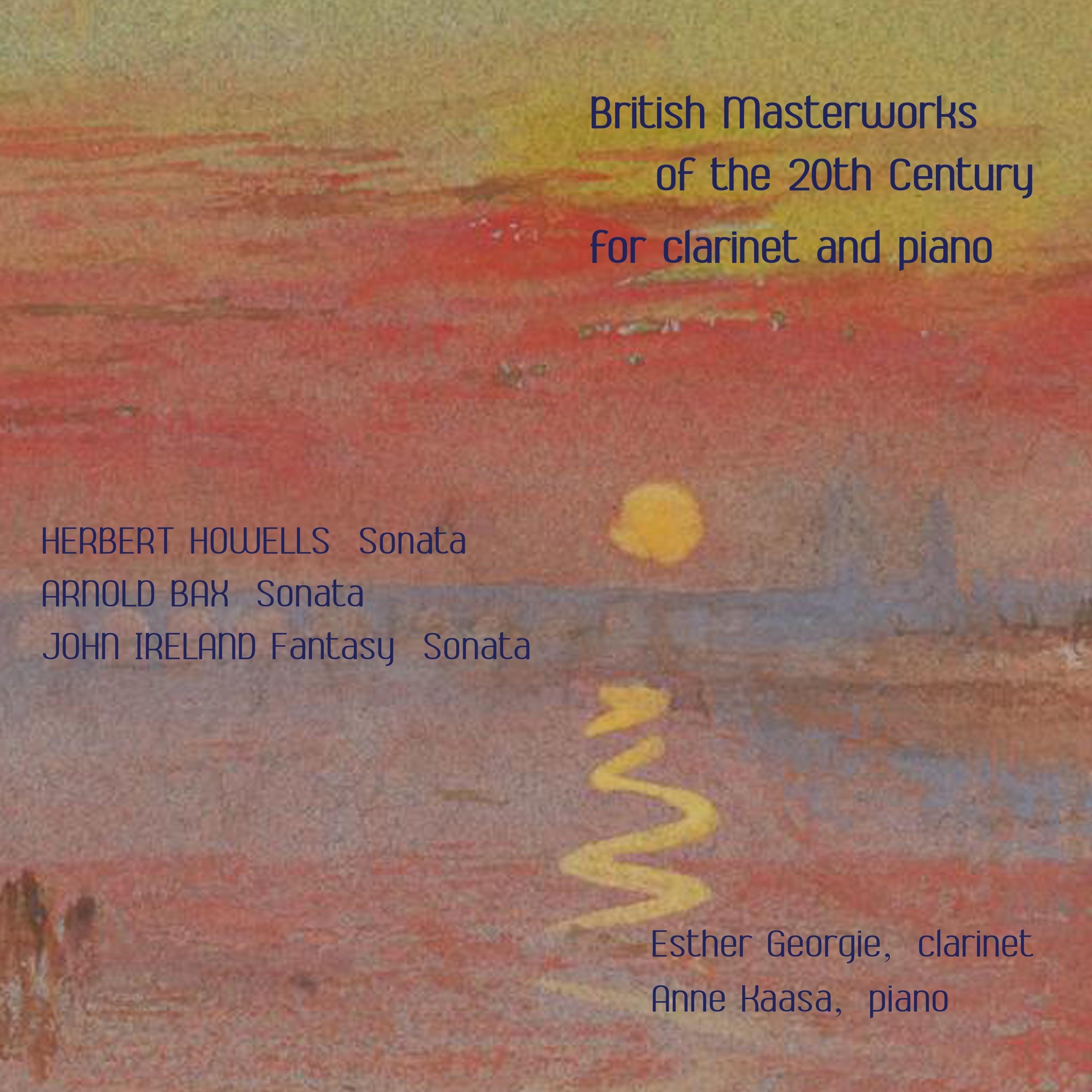 British Masterworks of the 20th Century for Clarinet and Piano album cover