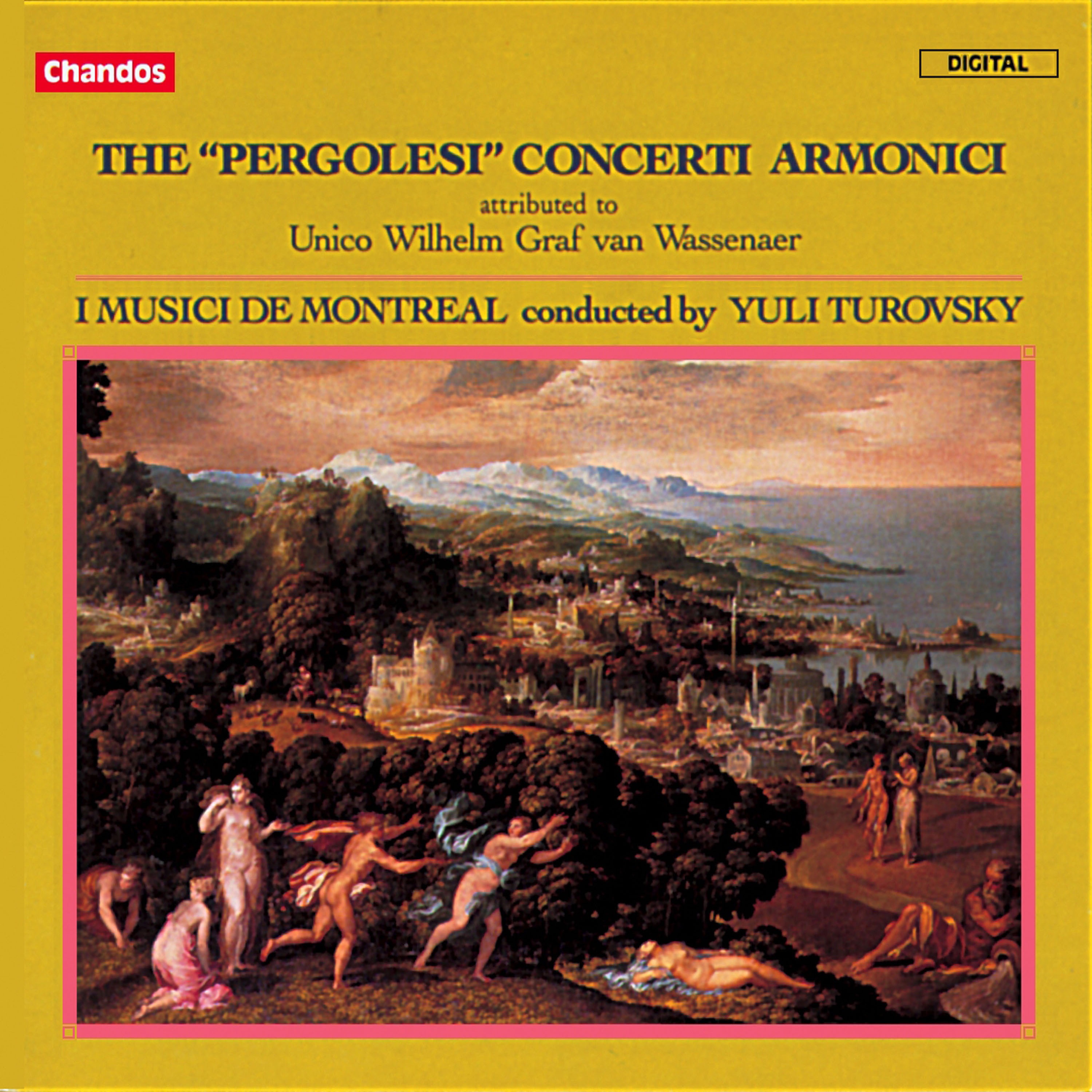 The "Pergolesi" Concerti Armonici album cover