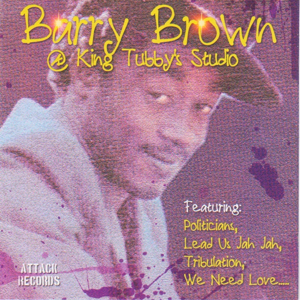 Barry Brown @ King Tubby's Studio album cover