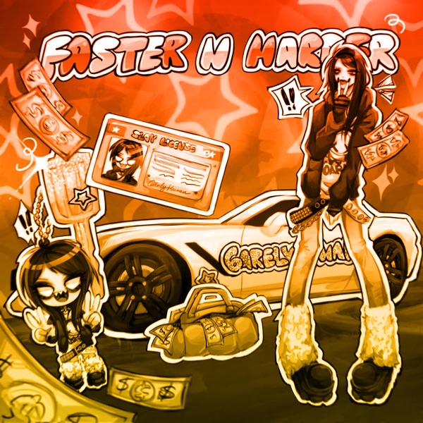 Faster N Harder (feat. Tara Yummy & kets4eki) [Mega Mix] - Single album cover