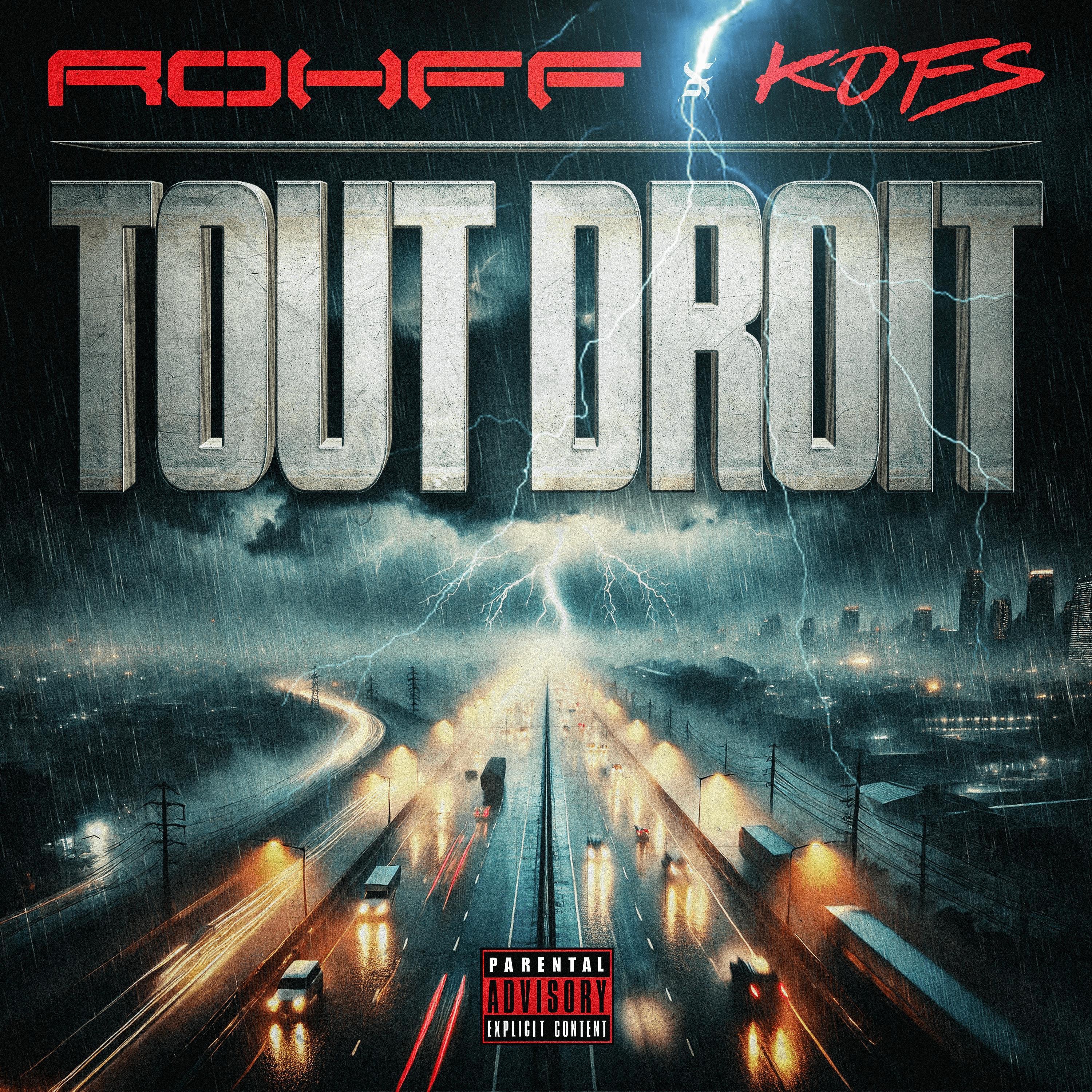 Tout droit (feat. Kofs) - Single album cover