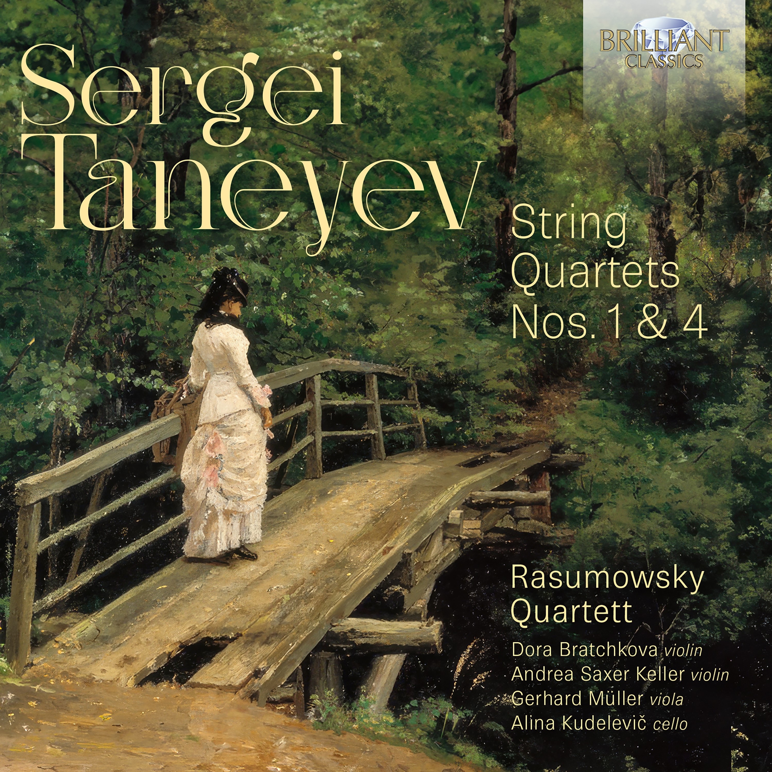 Taneyev: String Quartets Nos. 1 & 4 album cover