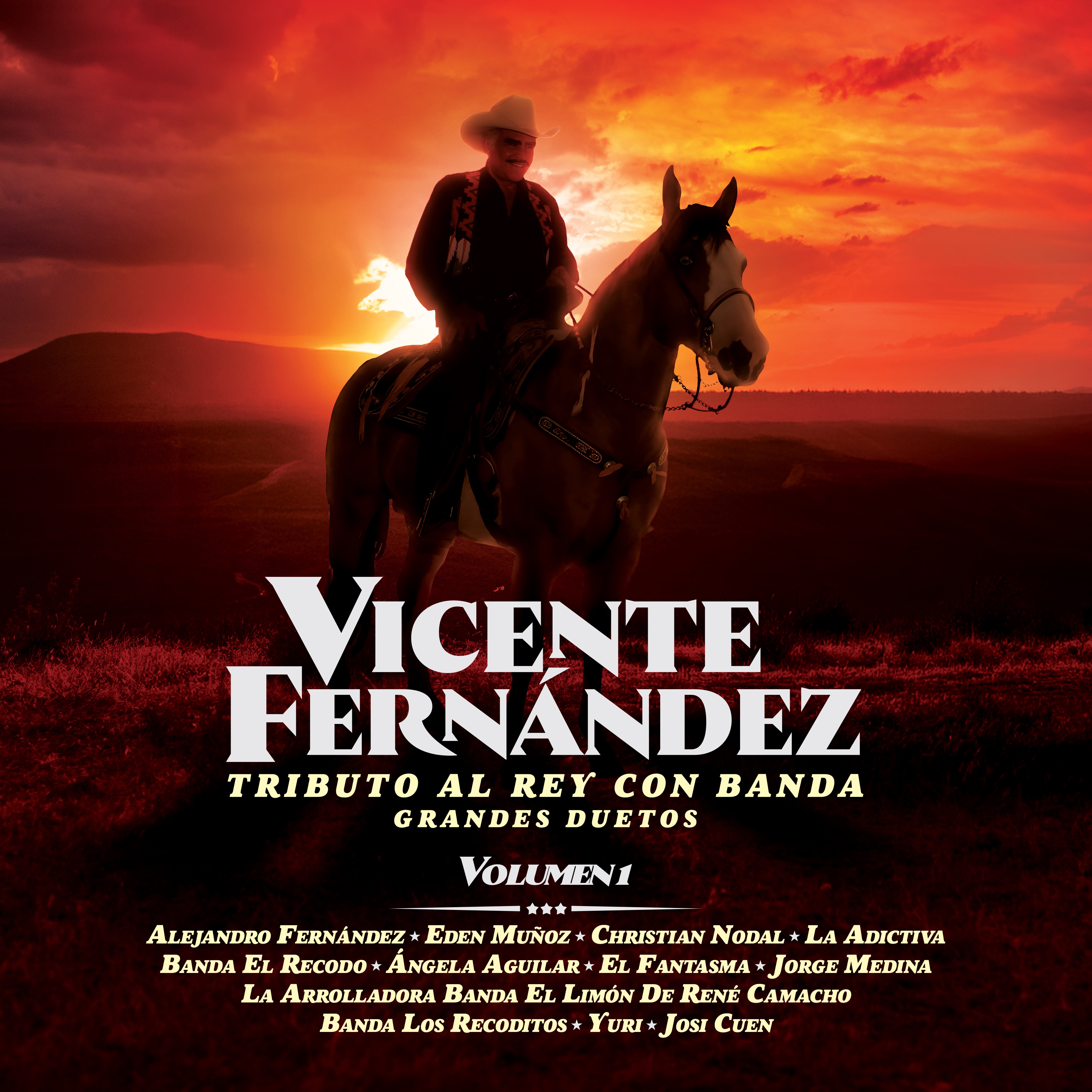 Tributo al Rey Con Banda (Grandes Duetos Vol. 1) album cover
