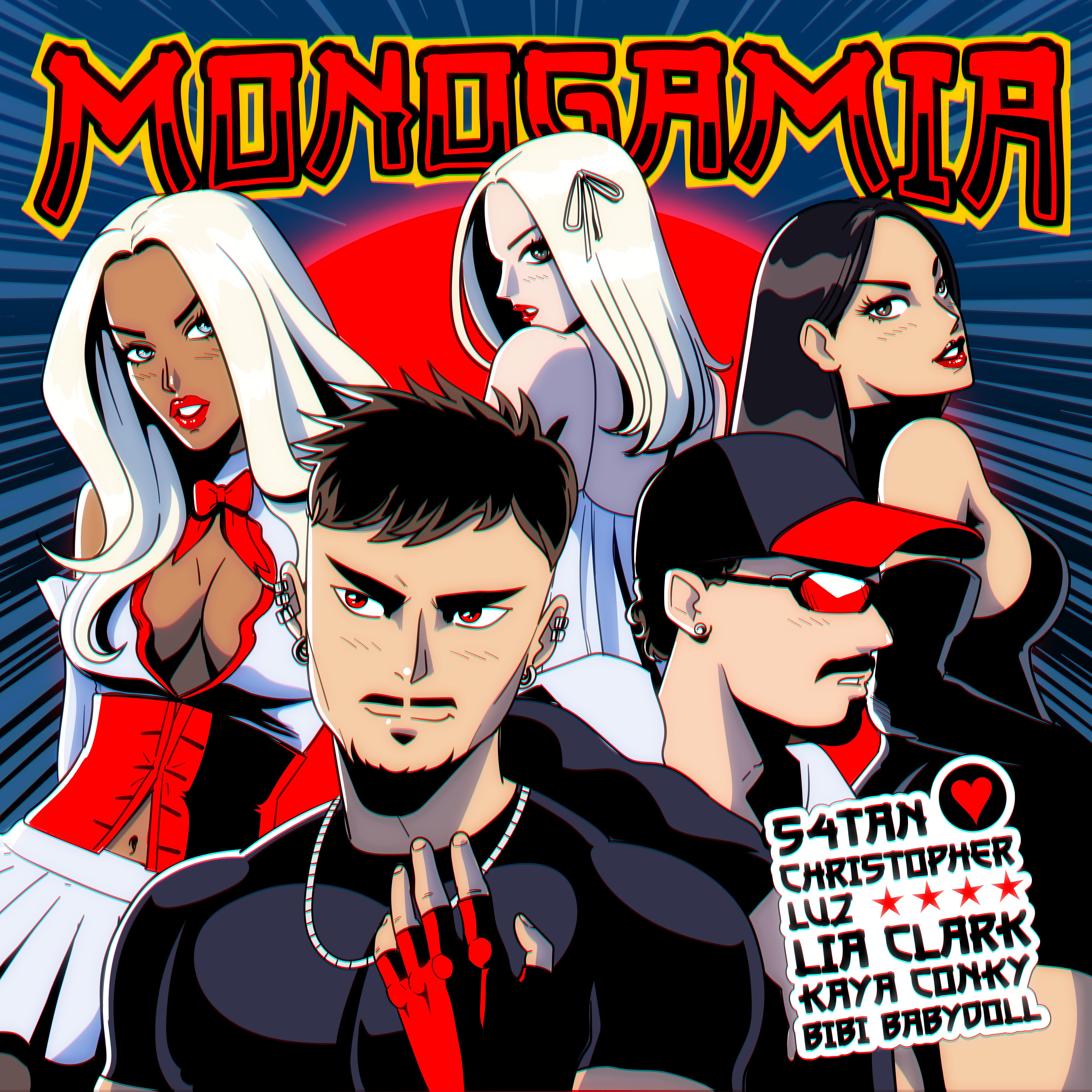 MONOGAMIA (feat. Christopher Luz) - Single album cover