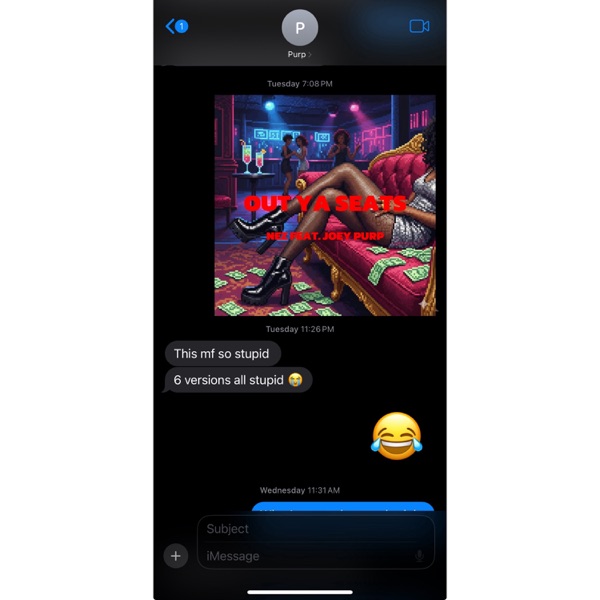 OUT YA SEATS ! - Single album cover