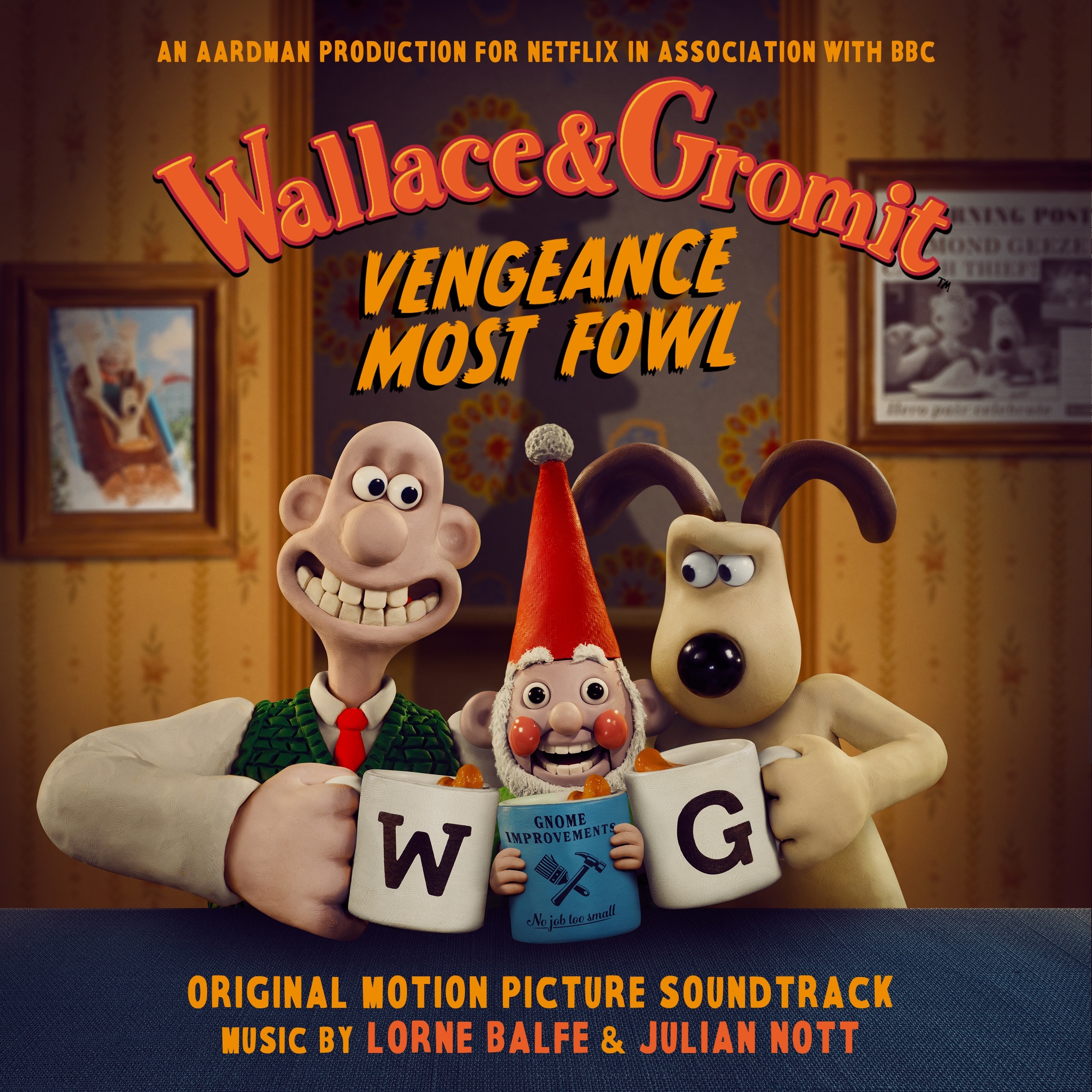 Wallace & Gromit: Vengeance Most Fowl (Original Motion Picture Soundtrack) album cover