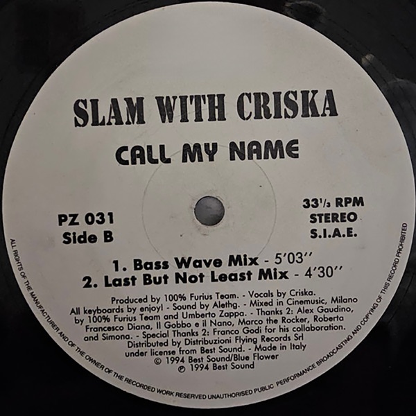 Call My Name (feat. Criska) - Single album cover