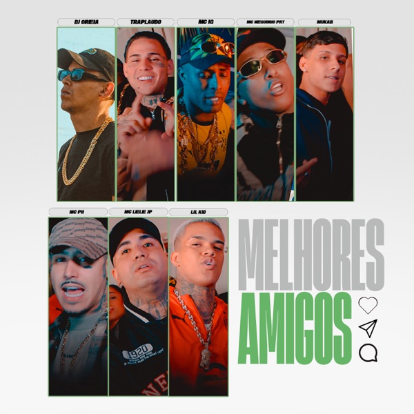 Melhores Amigos (feat. Mukab, Lil Kid 777, MC PH & Mc Lele JP) - Single album cover