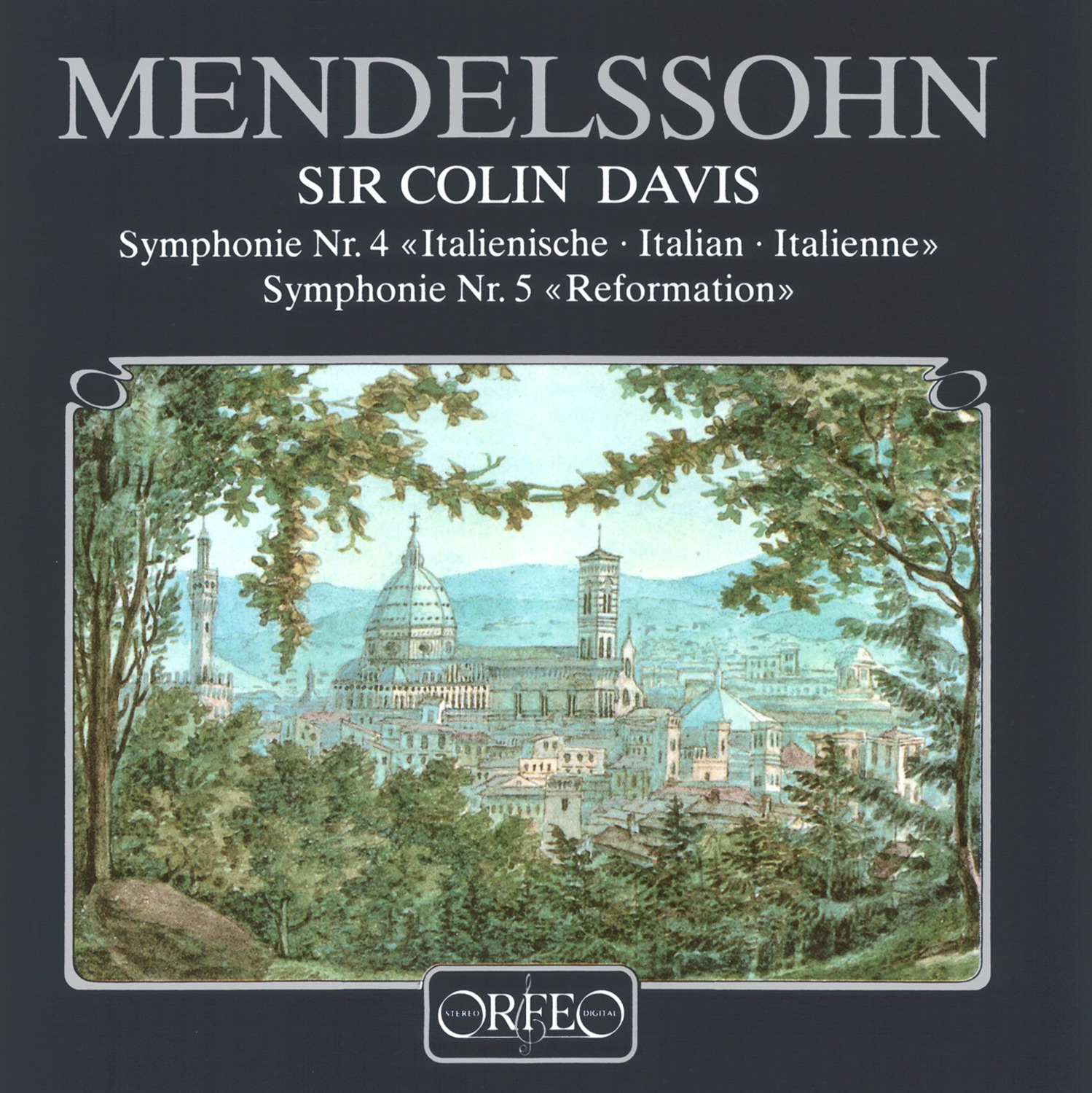 Mendelssohn: Symphonies Nos. 4 & 5 album cover