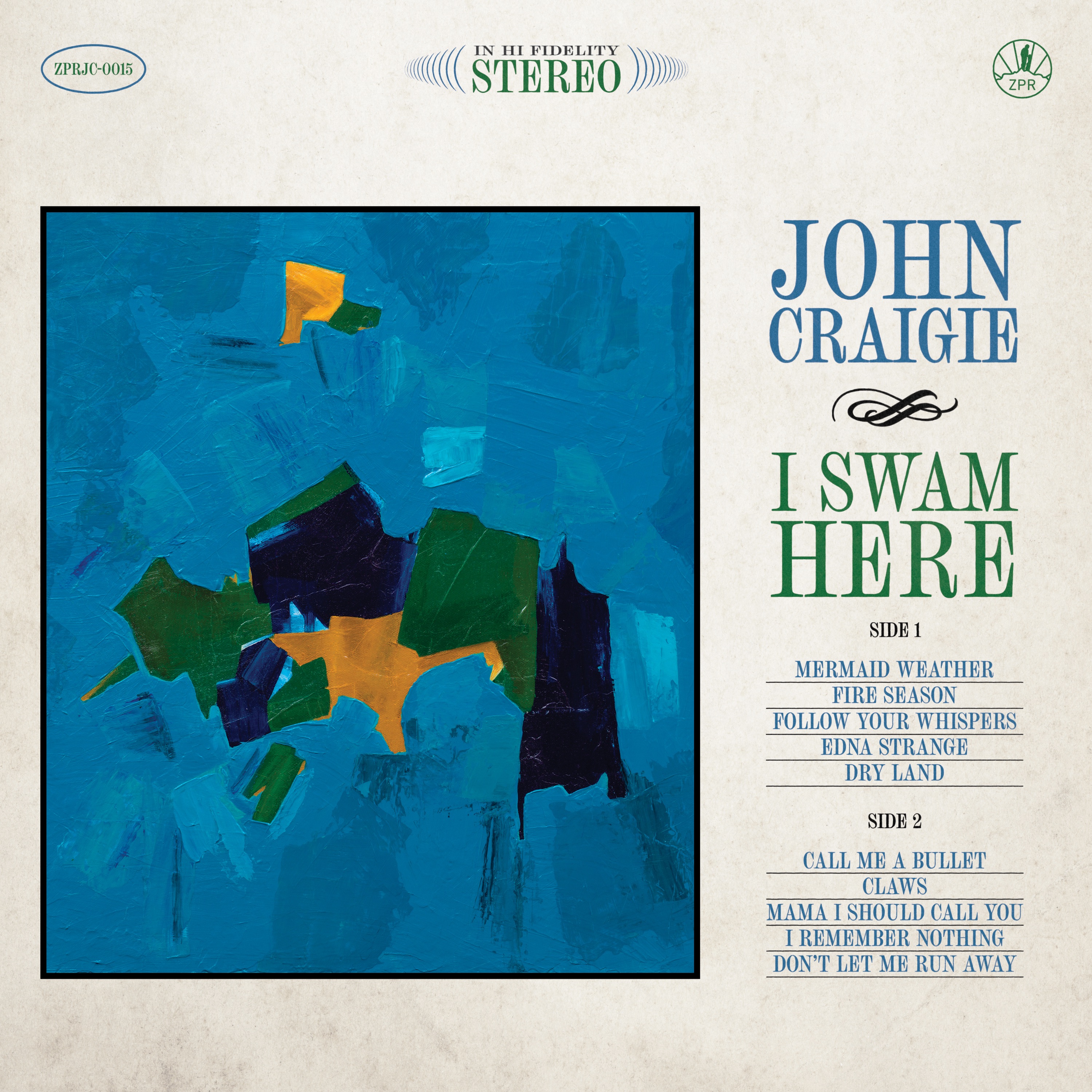 I Swam Here album cover