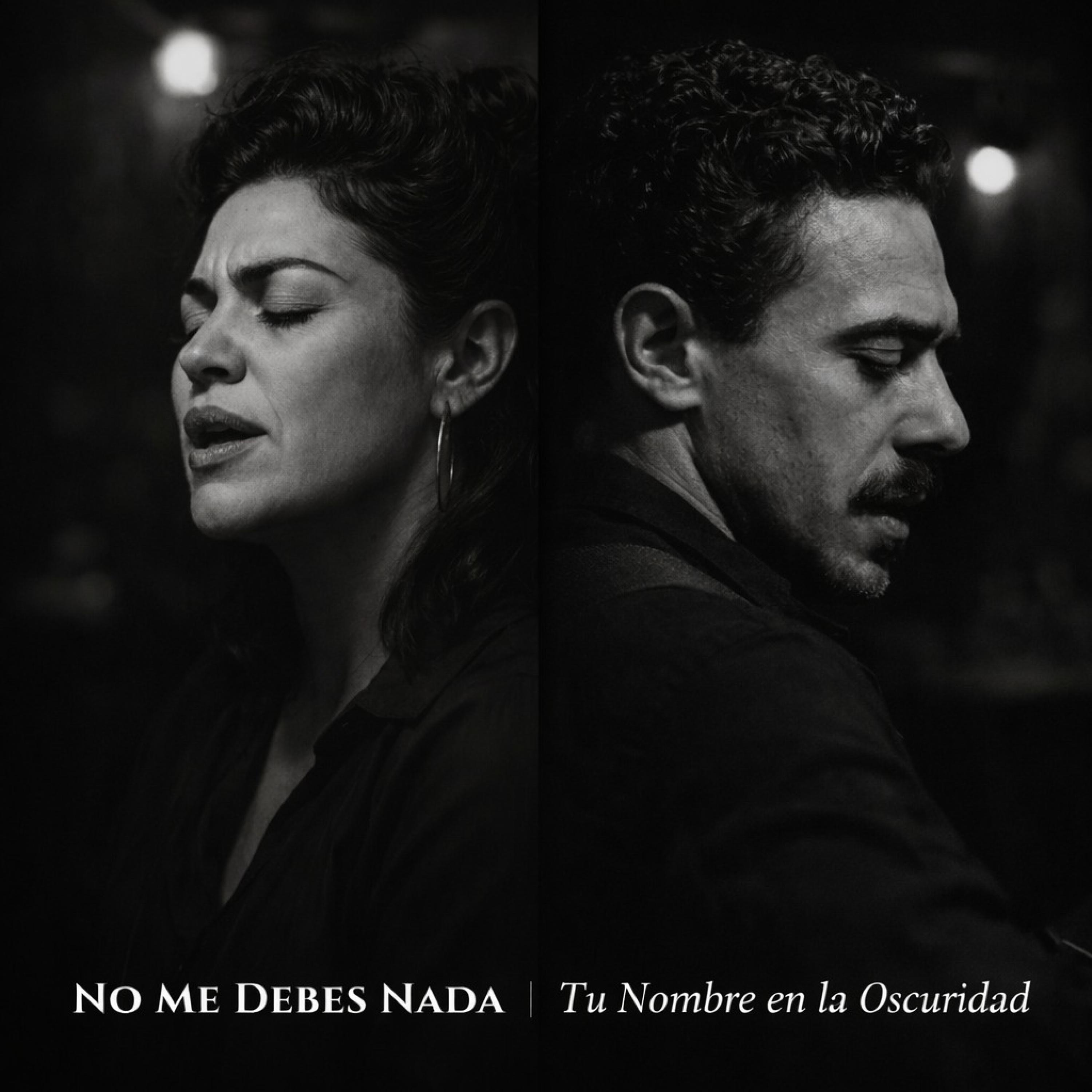 No Me Debes Nada, Tu Nombre en la Oscuridad album cover