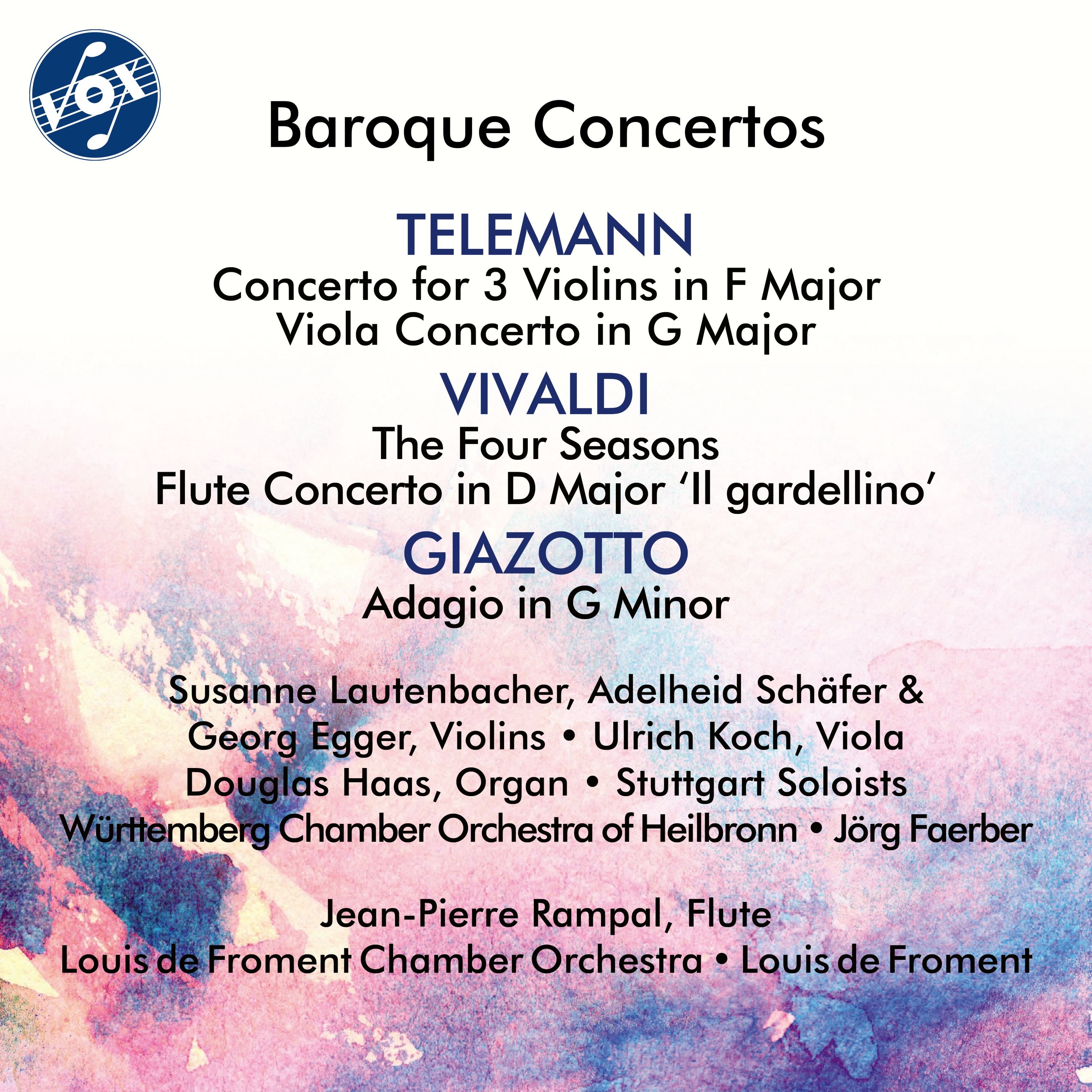 Baroque Concertos: Telemann, Vivaldi & Giazotto album cover