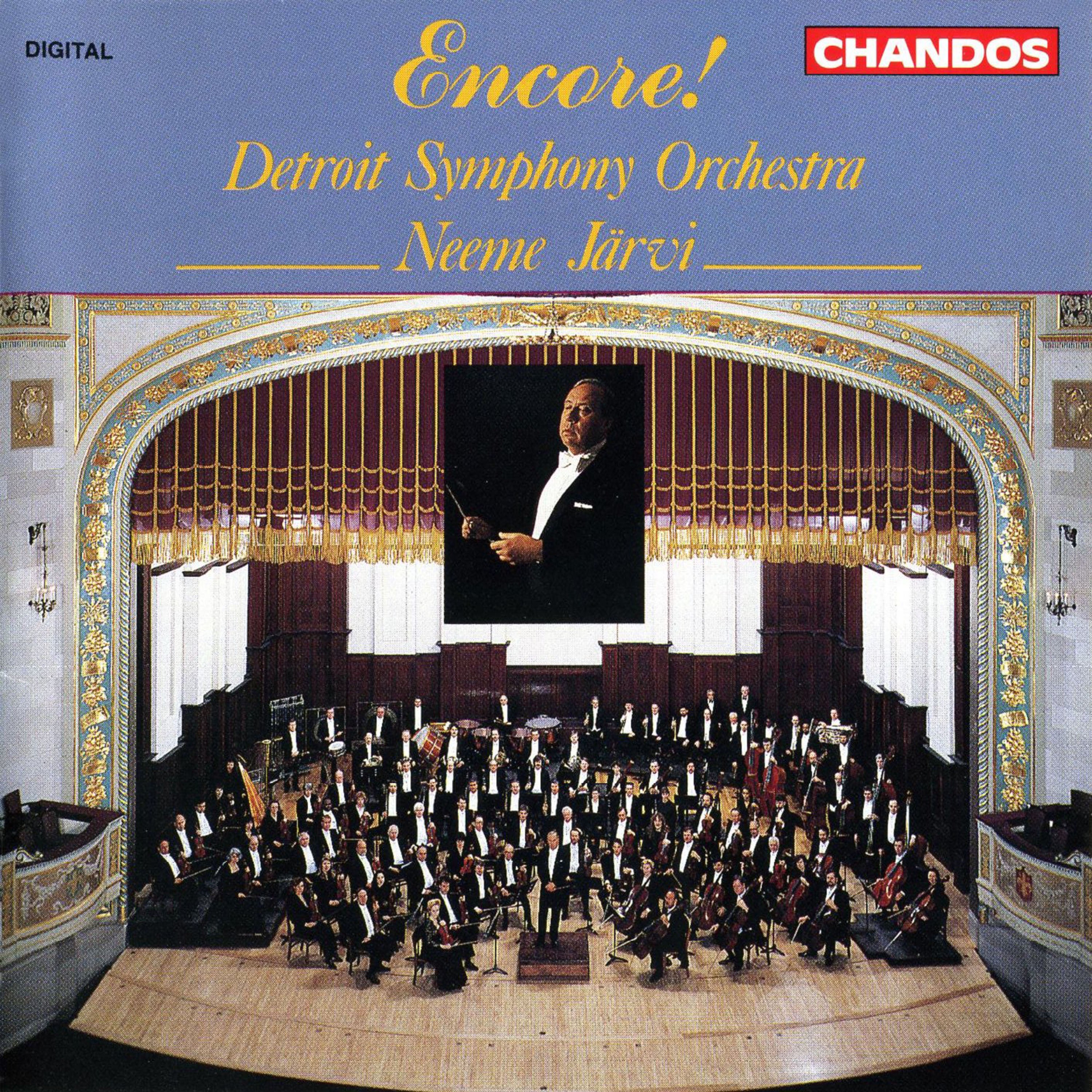 Detroit Symphony Orchestra & Neeme Järvi play Favourite Encores! album cover