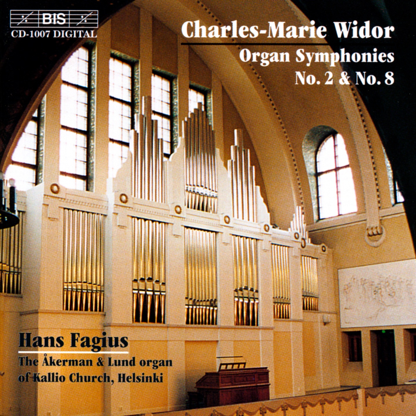 Widor: Organ Symphonies Nos. 2 & 8 album cover