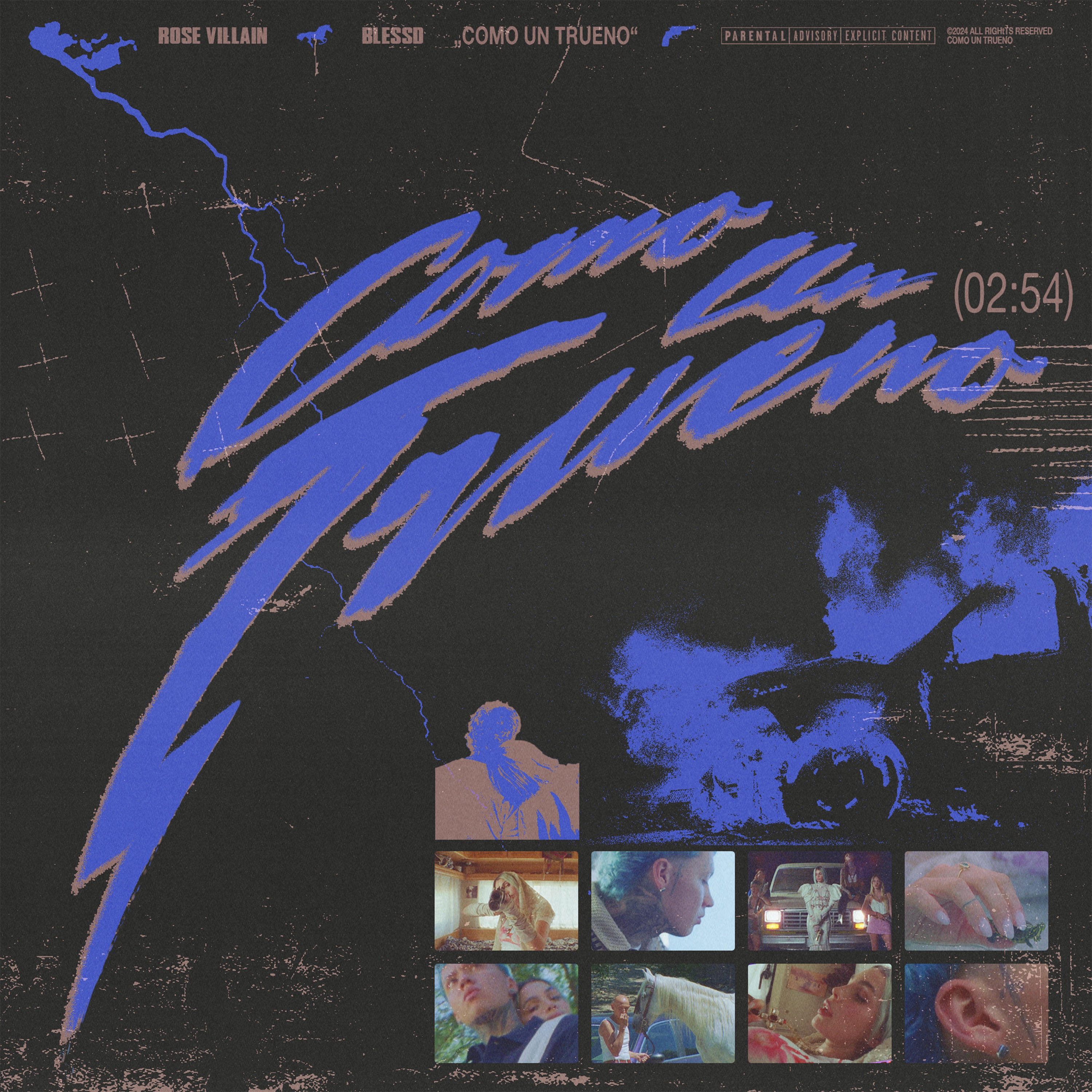 COMO UN TRUENO - Single album cover