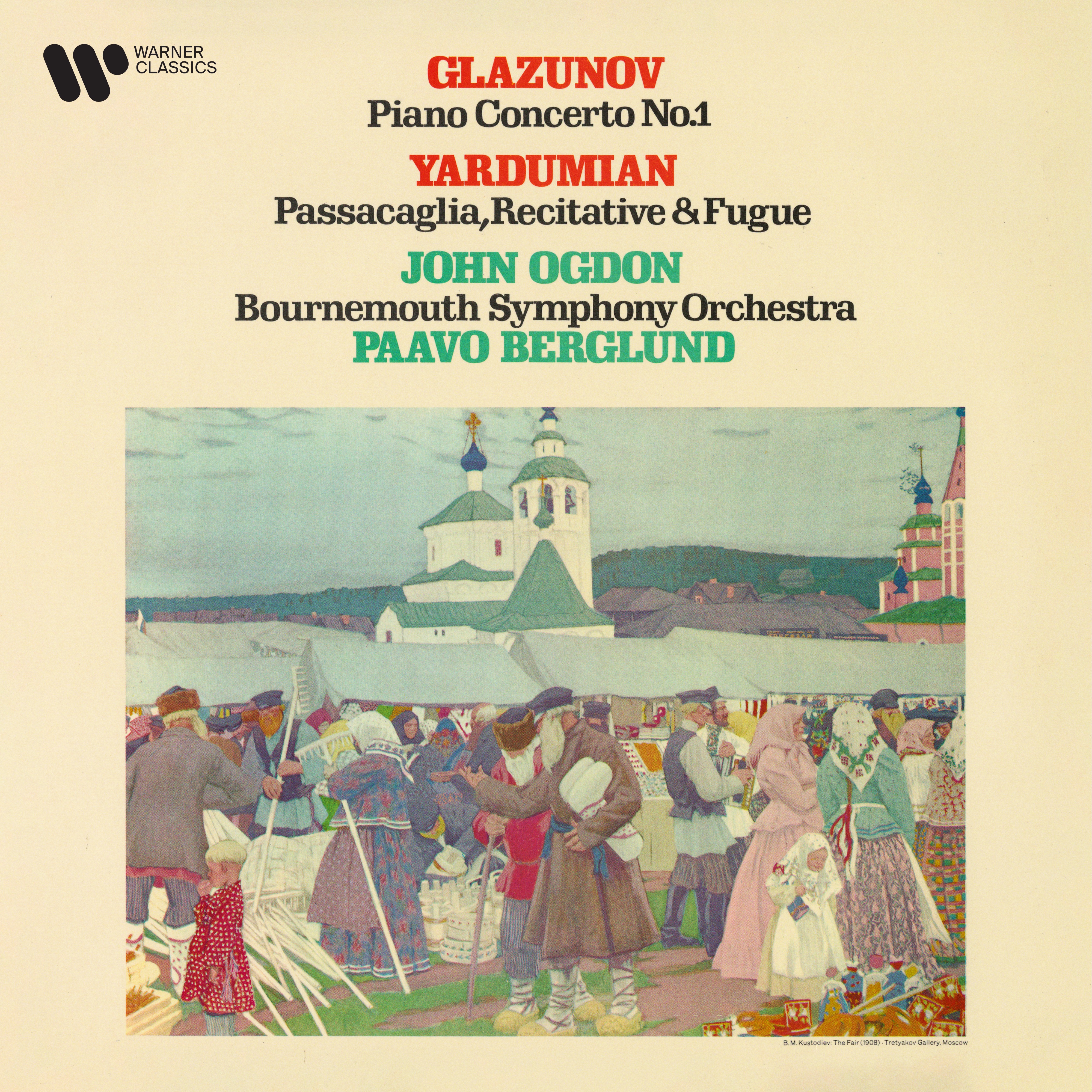 Glazunov: Piano Concerto No. 1, Op. 92 - Yardumian: Passacaglia, Recitative & Fugue album cover
