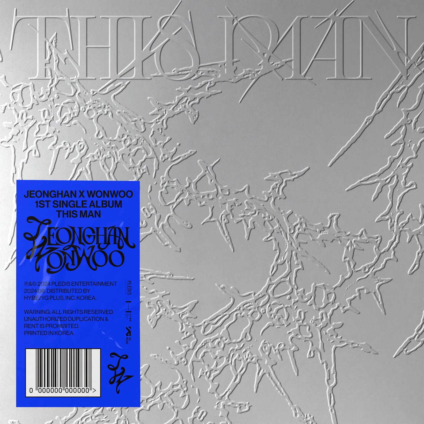 JxW 1st Single Album 'THIS MAN' - Single album cover