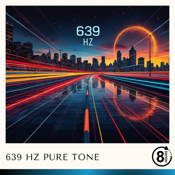 8 Hours of 639 Hz Pure Tone Gamma Binaural Beat album cover