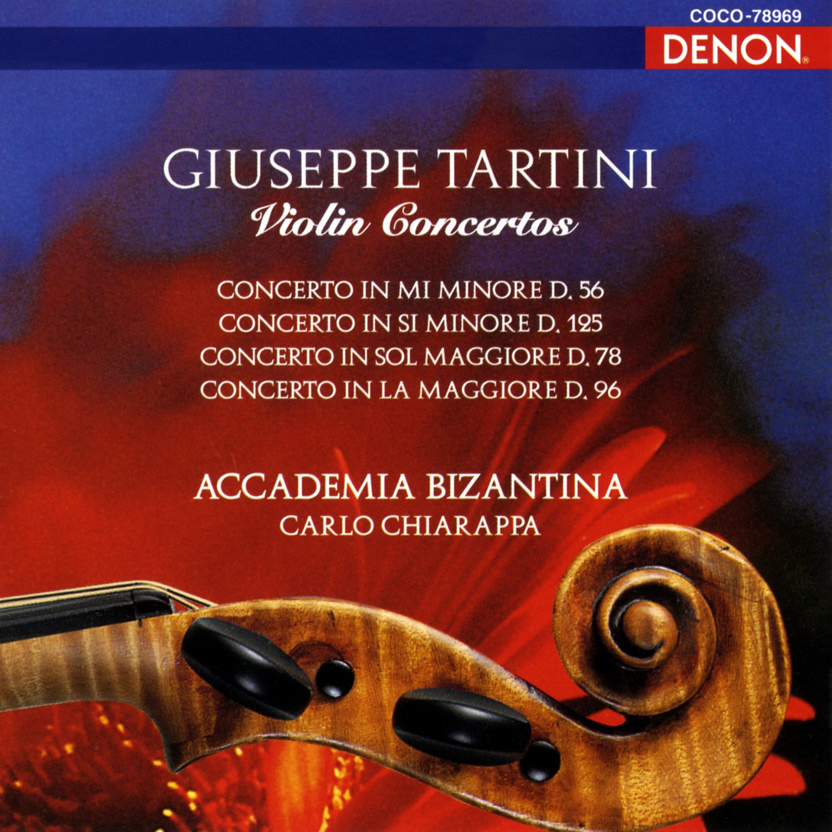Giuseppe Tartini: Violin Concertos album cover