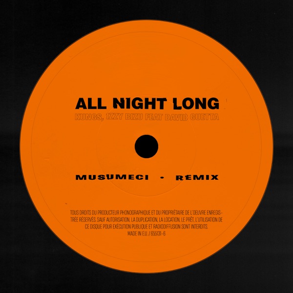 All Night Long (Musumeci Remix) [feat. David Guetta] - Single album cover