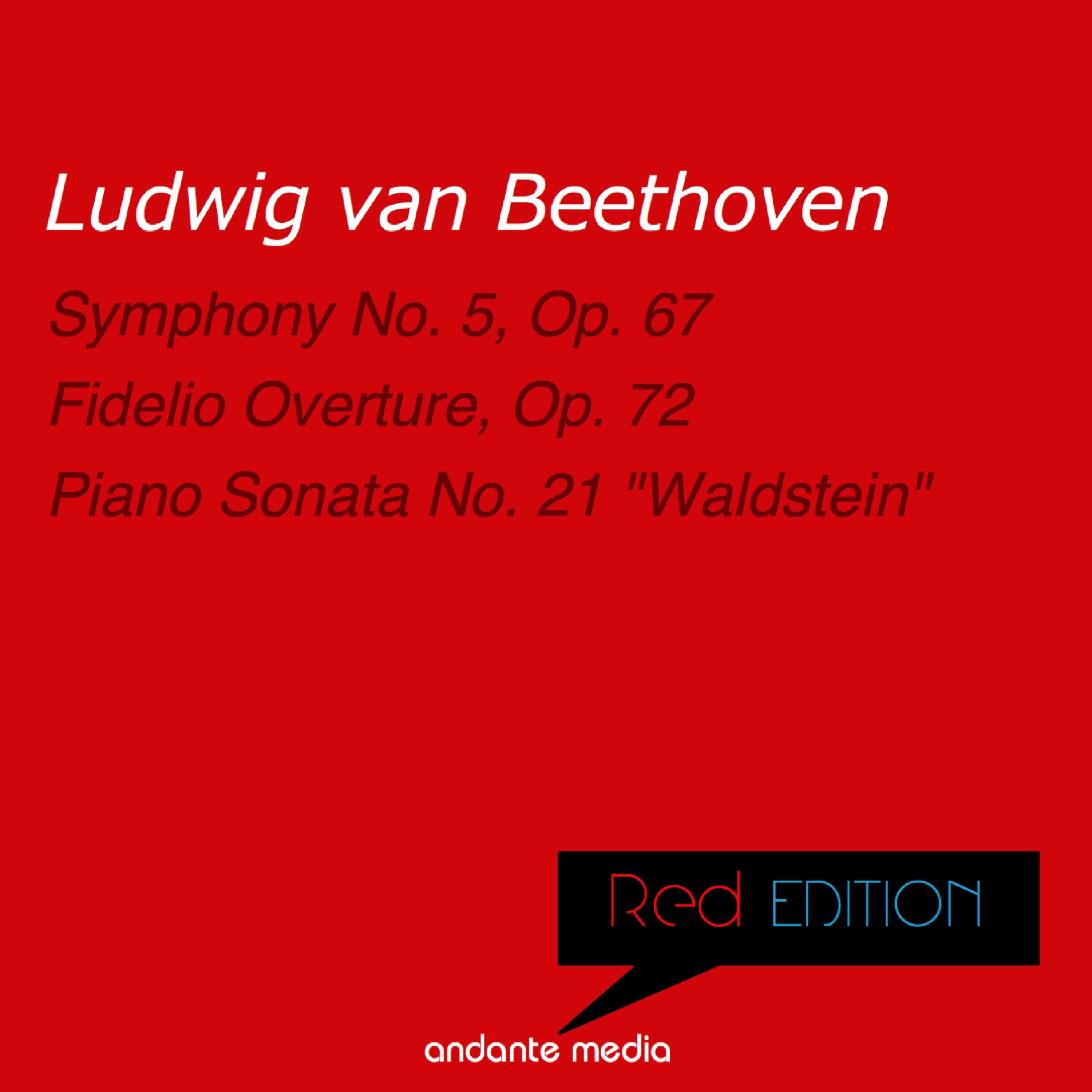 Red Edition - Beethoven: Symphony No. 5, Op. 67 & Piano Sonata No. 21, Op. 53 album cover