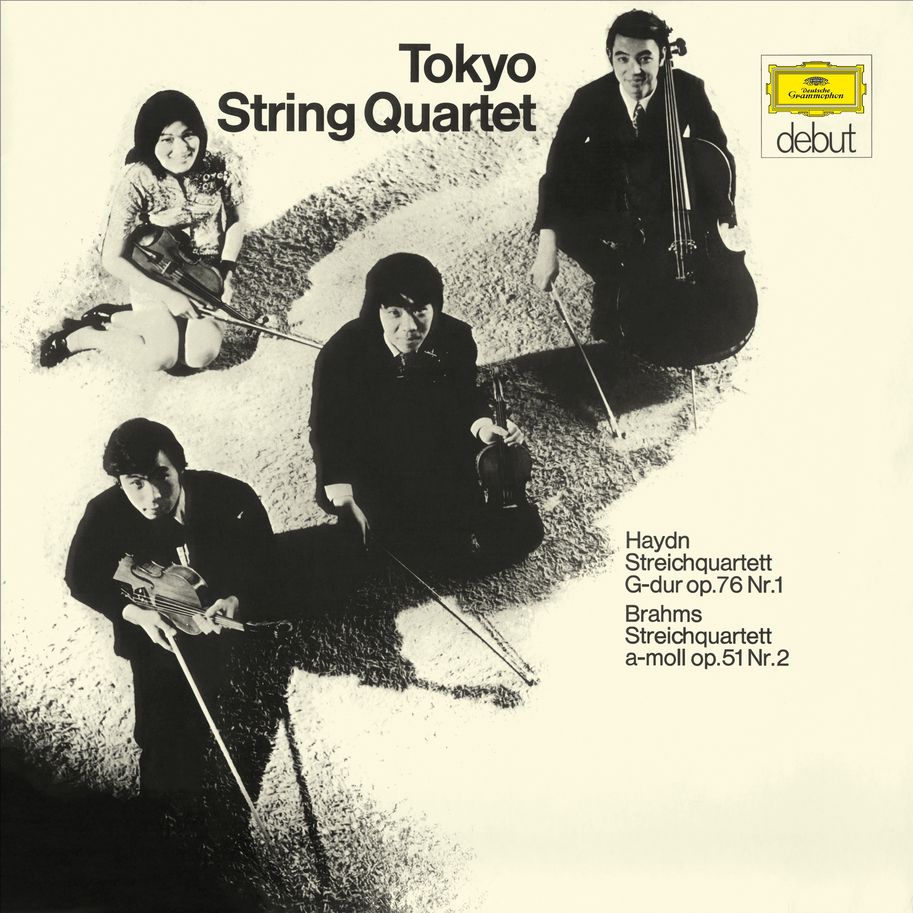 Haydn: String Quartet in G Major, Hob. III:75, Op. 7 No. 1 – Brahms: String Quartet No. 2 in A Minor album cover
