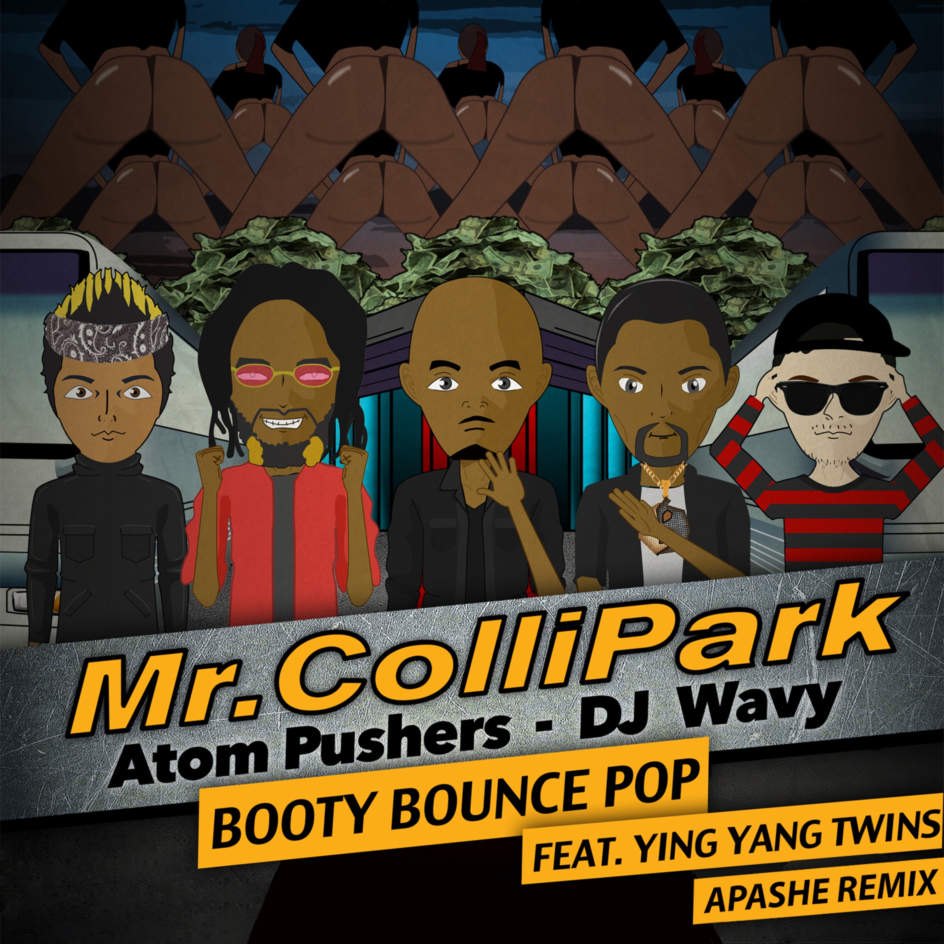 Booty Bounce Pop (feat. Ying Yang Twins) [Apashe Remix] - Single album cover