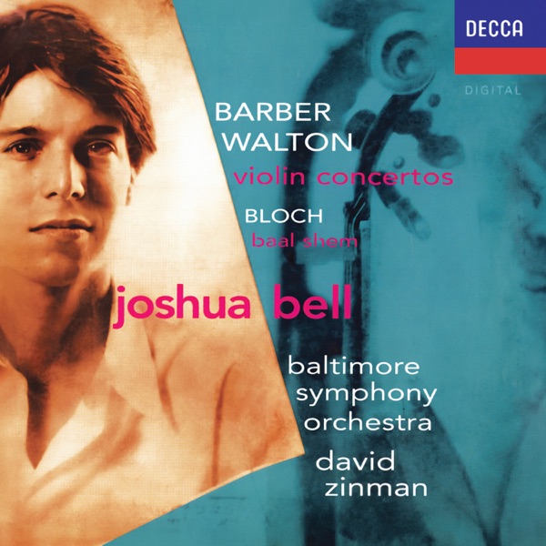 Kernis: Air for Violin; Barber: Violin Concerto; Bloch: Baal Shem; Walton: Violin Concerto album cover
