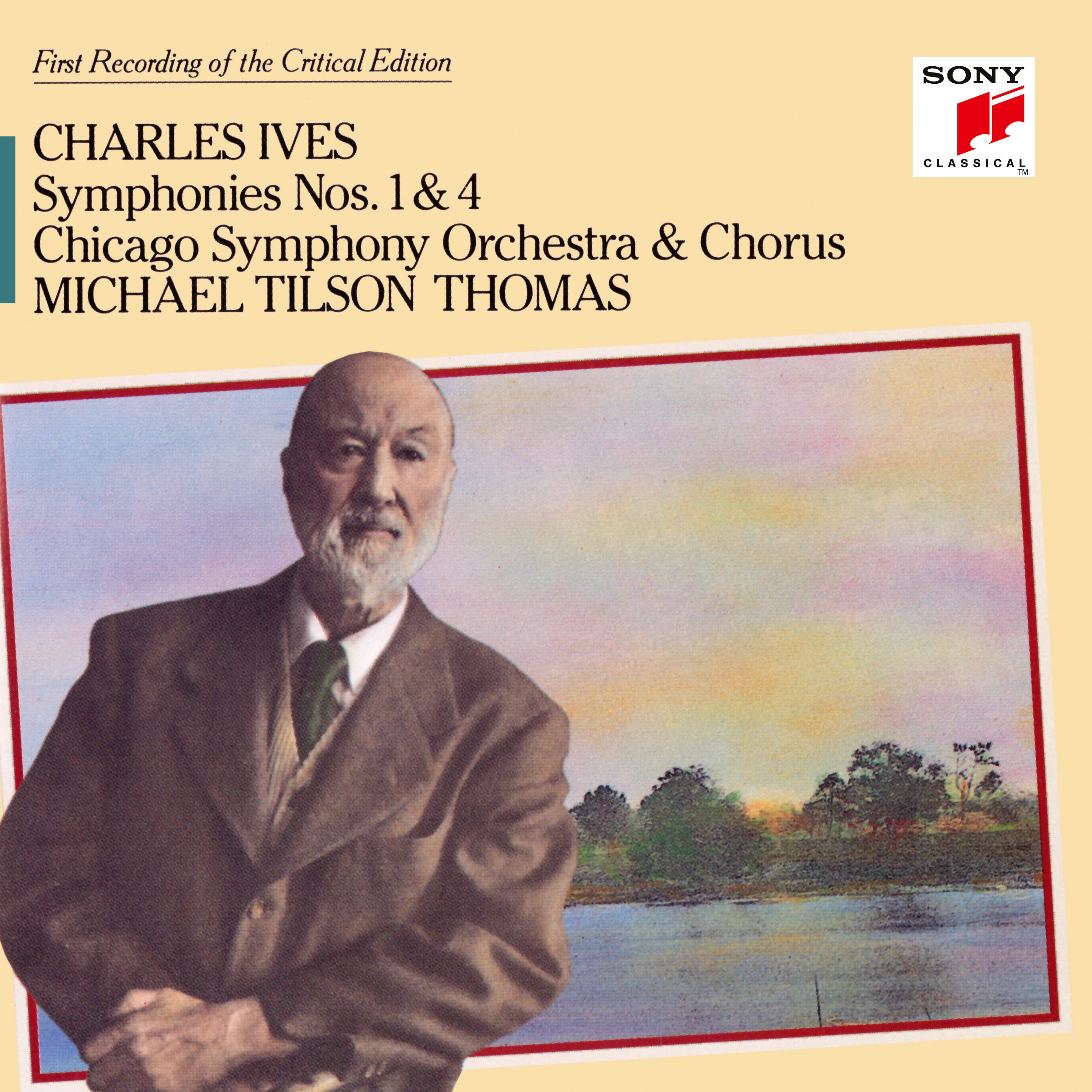 Ives: Symphonies Nos. 1 & 4 album cover