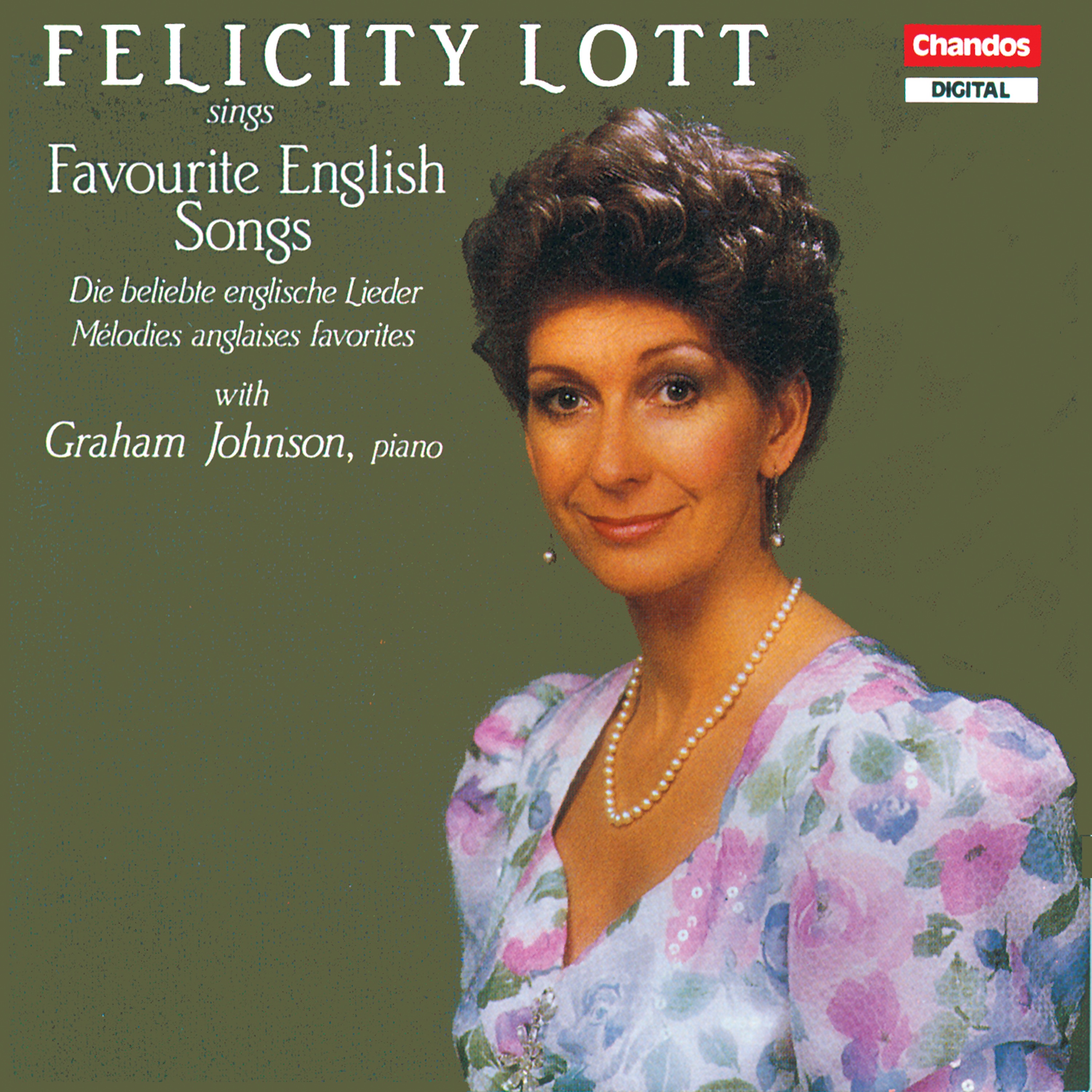 Felicity Lott sings English Songs album cover