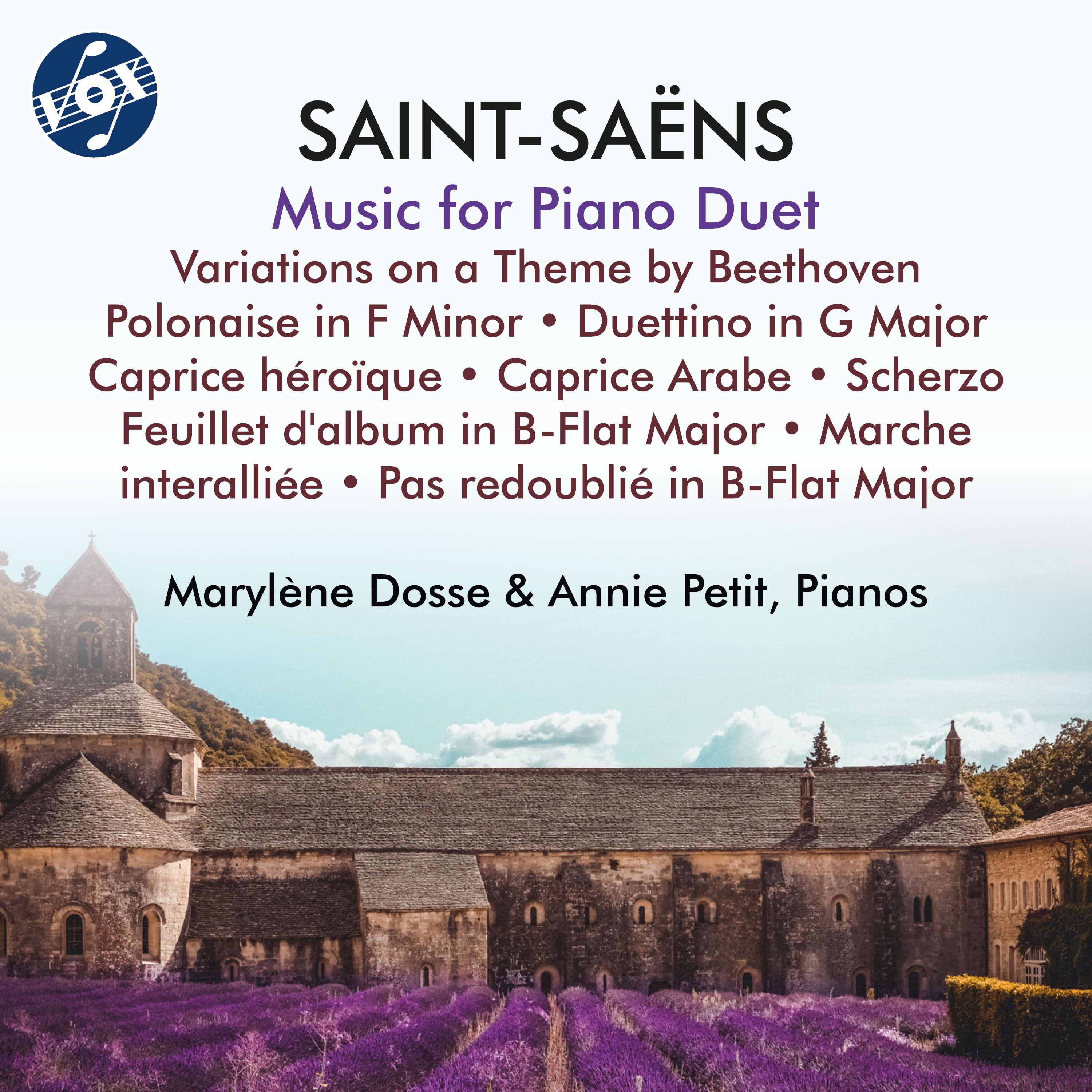 Saint-Saëns: Music for Piano Duet album cover