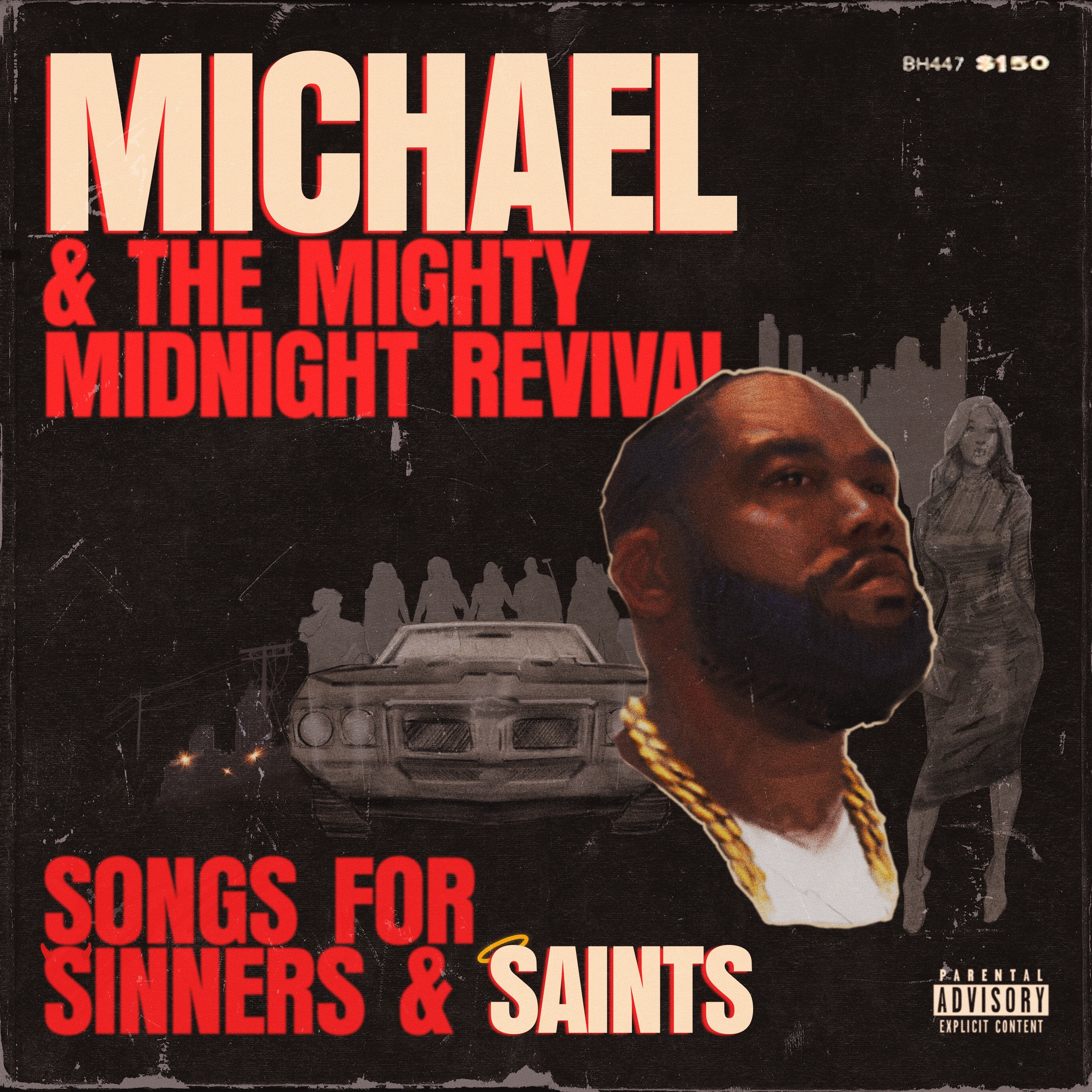 Michael & The Mighty Midnight Revival, Songs For Sinners And Saints album cover